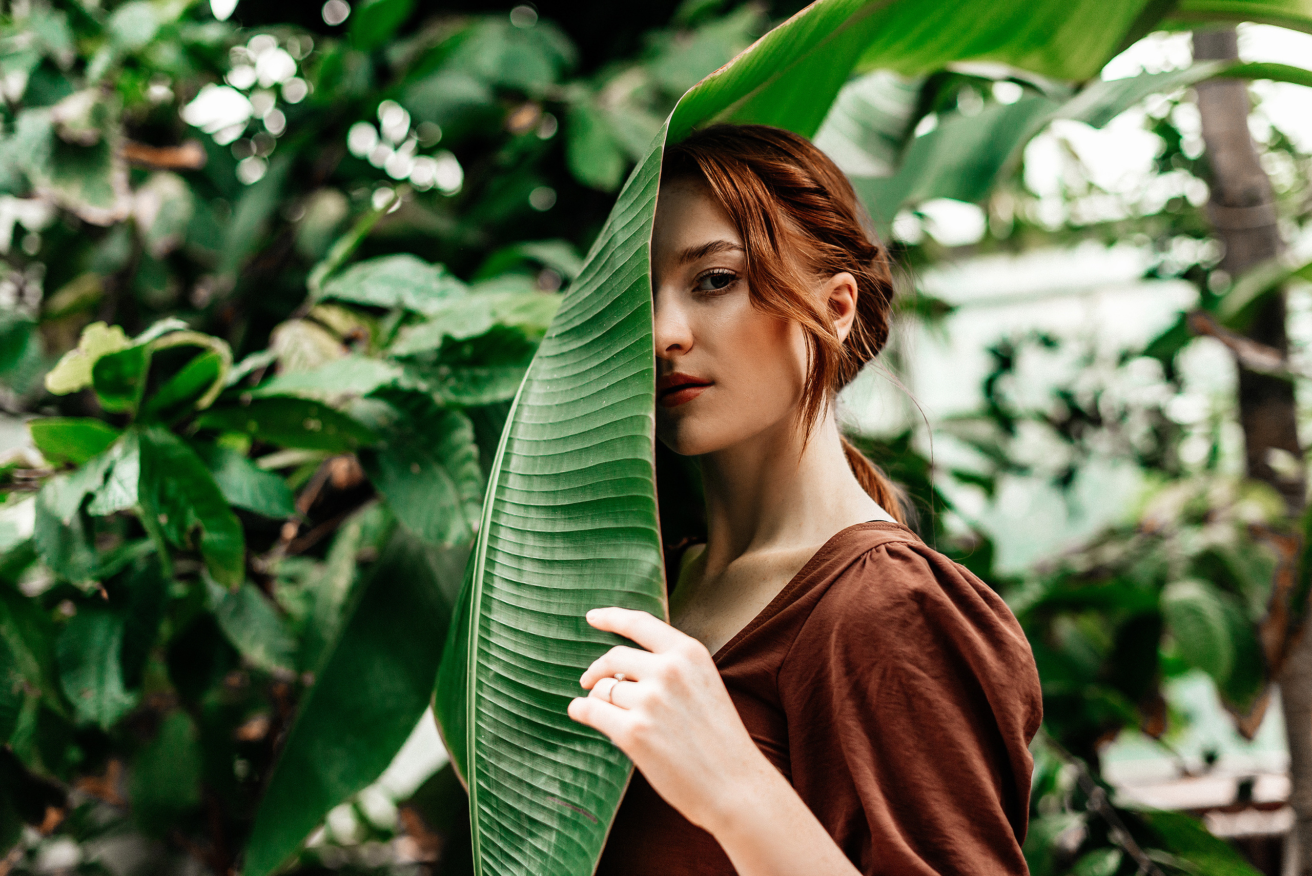 Полина. Оранжерея. Фотограф в Минске Наталия Запорощенко