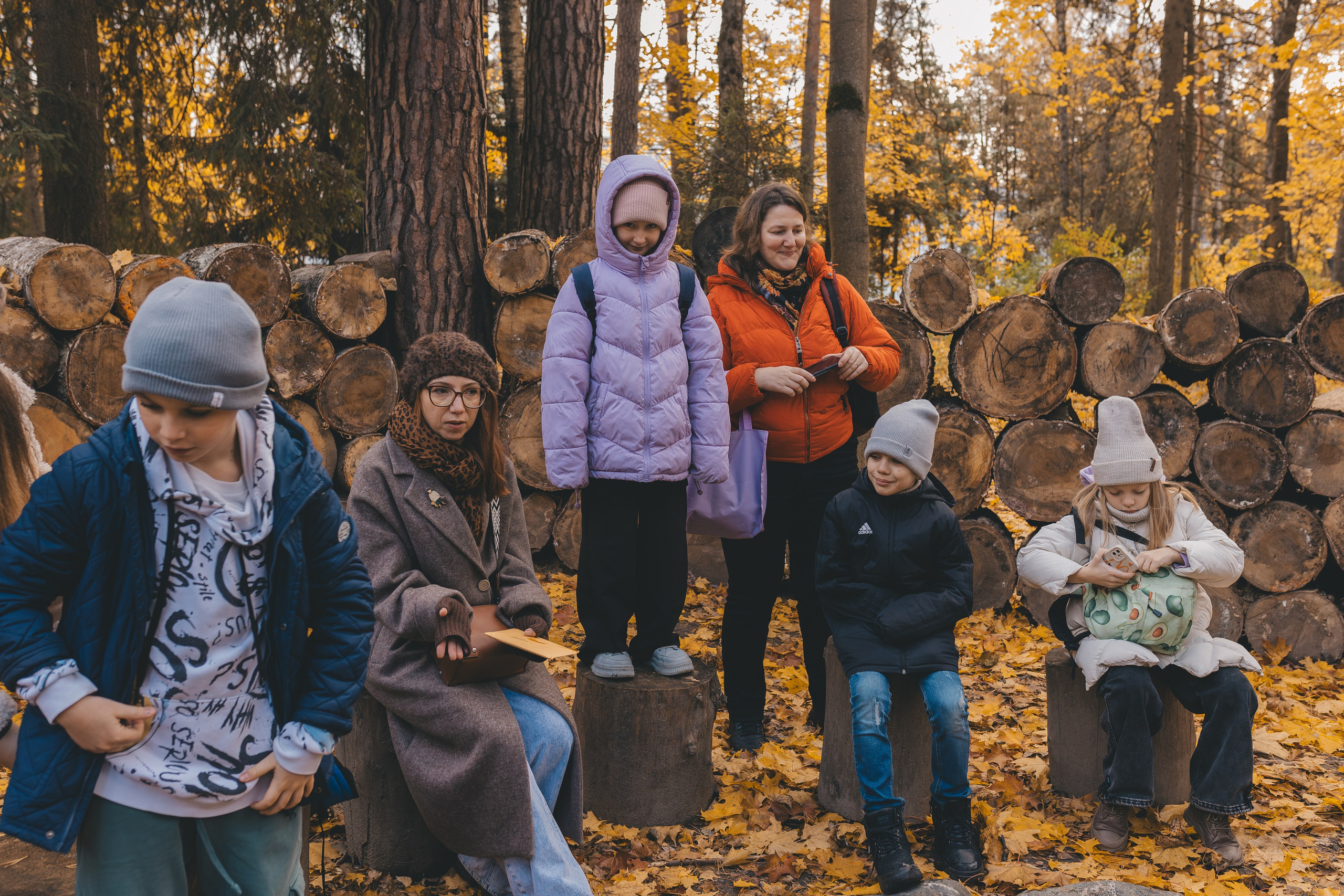 Репортаж школьной экскурсии. Семейный и женский фотограф в Москве Надежда Воробьева