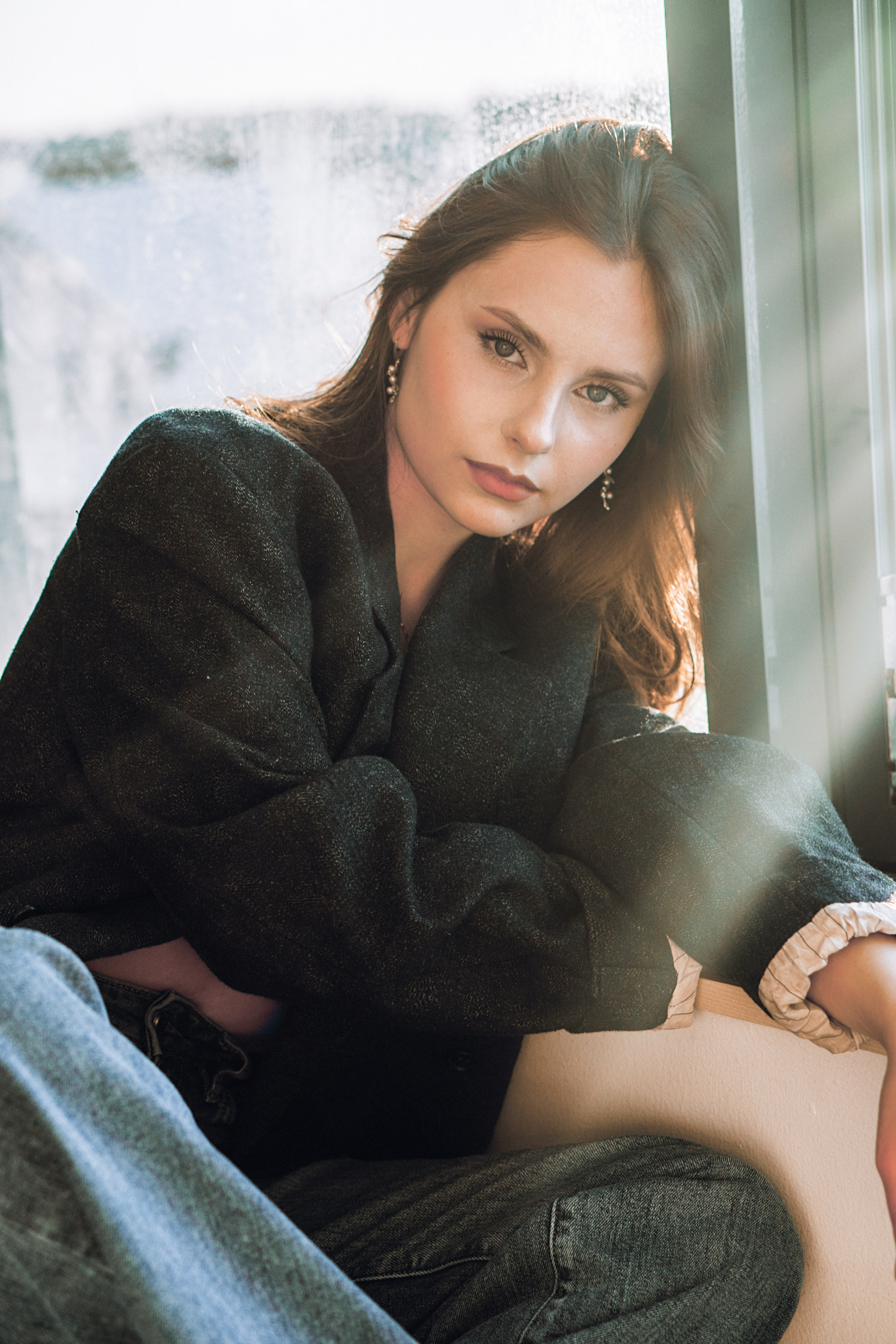 Индивидуальная женская фотосессия в студии. Фотограф Москва