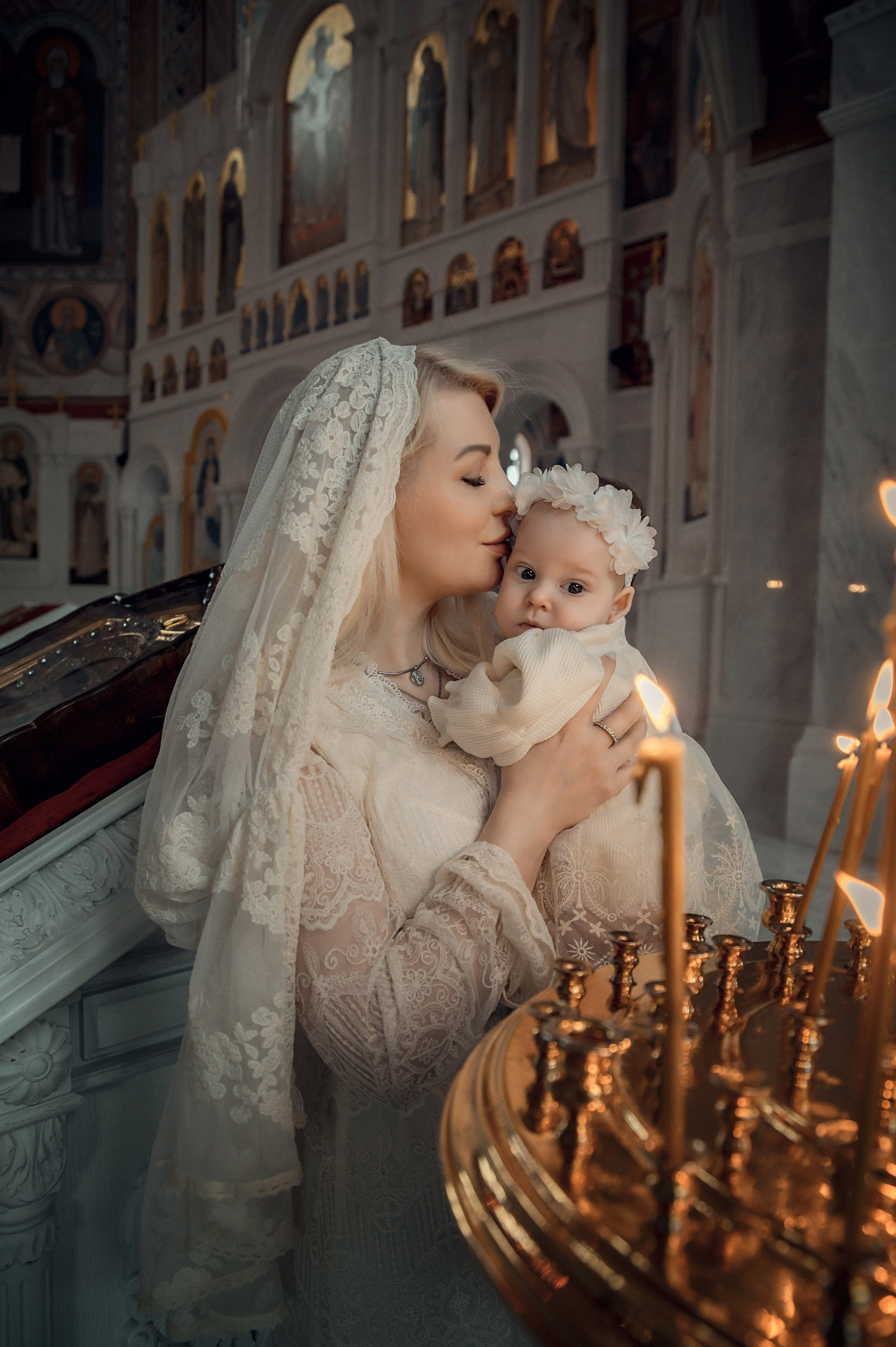 Таинство Крещения Натальи, Собор Александра Невского г. Волгоград. Церковный, семейный и репортажный фотограф Волгоград, Волжский