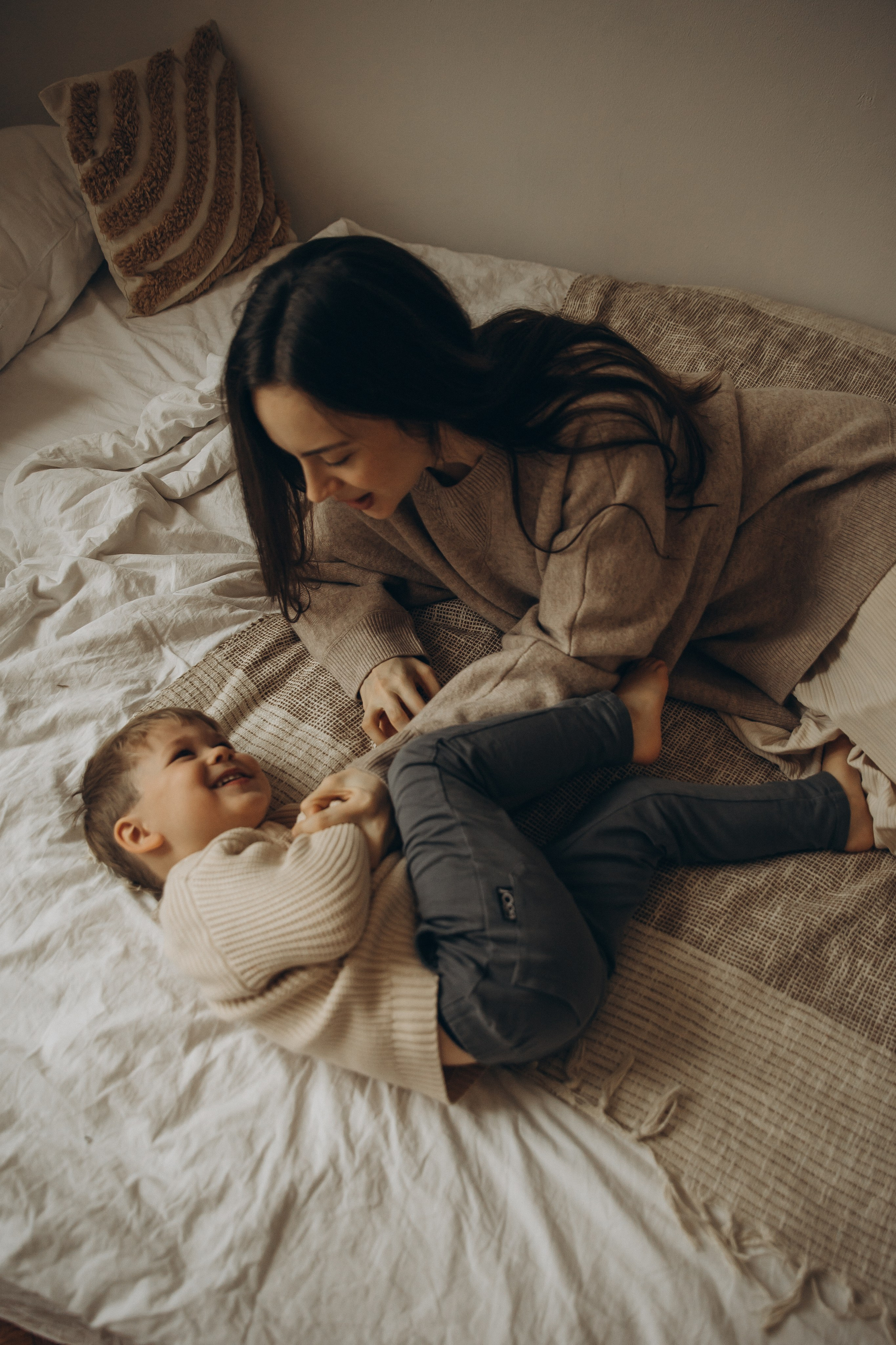 Фотосессия мама и сын. Семейный фотограф в Москве и Королеве Евгения Баукова