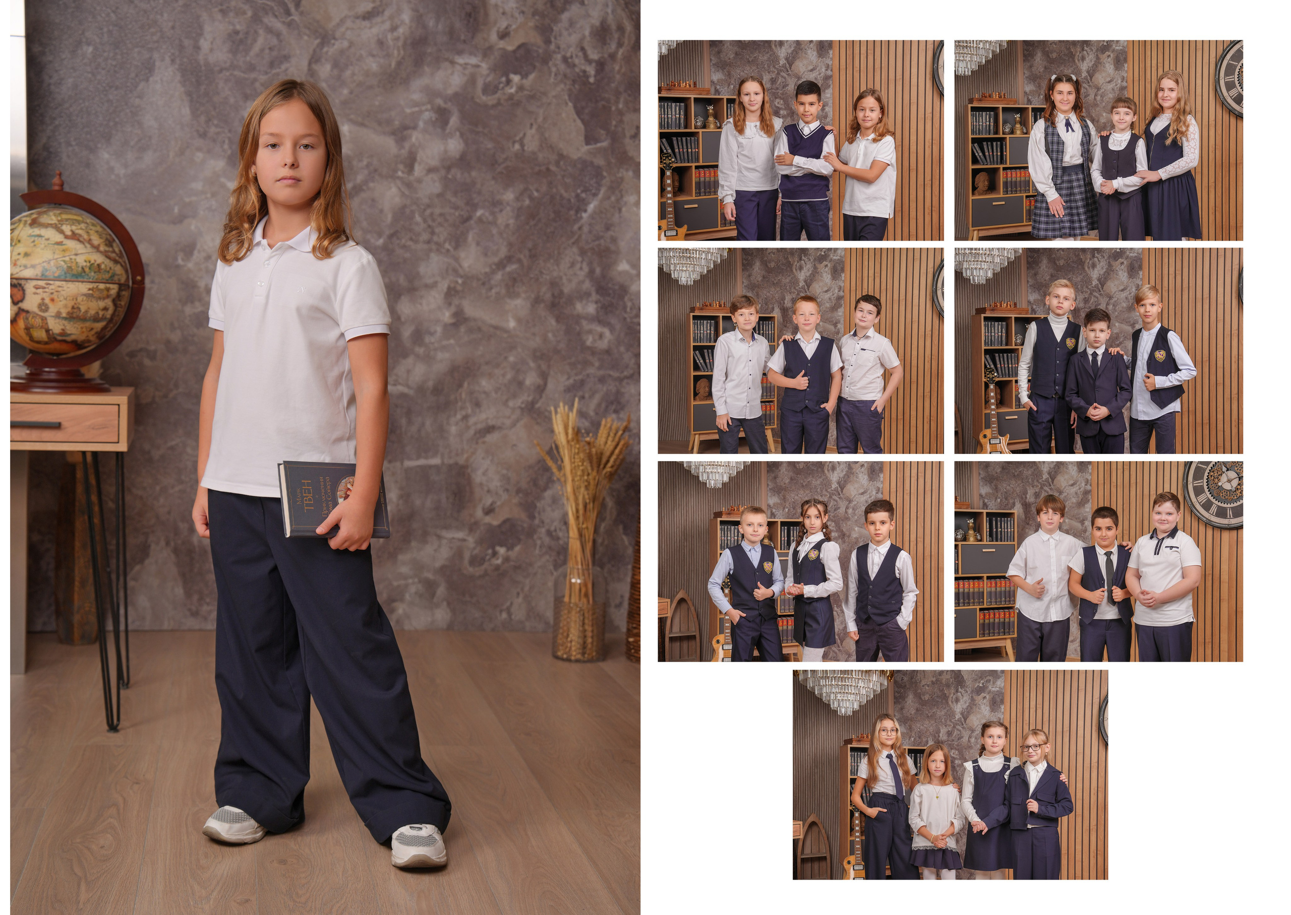 ШКОЛА 42 — 4 «Д» класс. Красивый выпускной альбом в Краснодаре