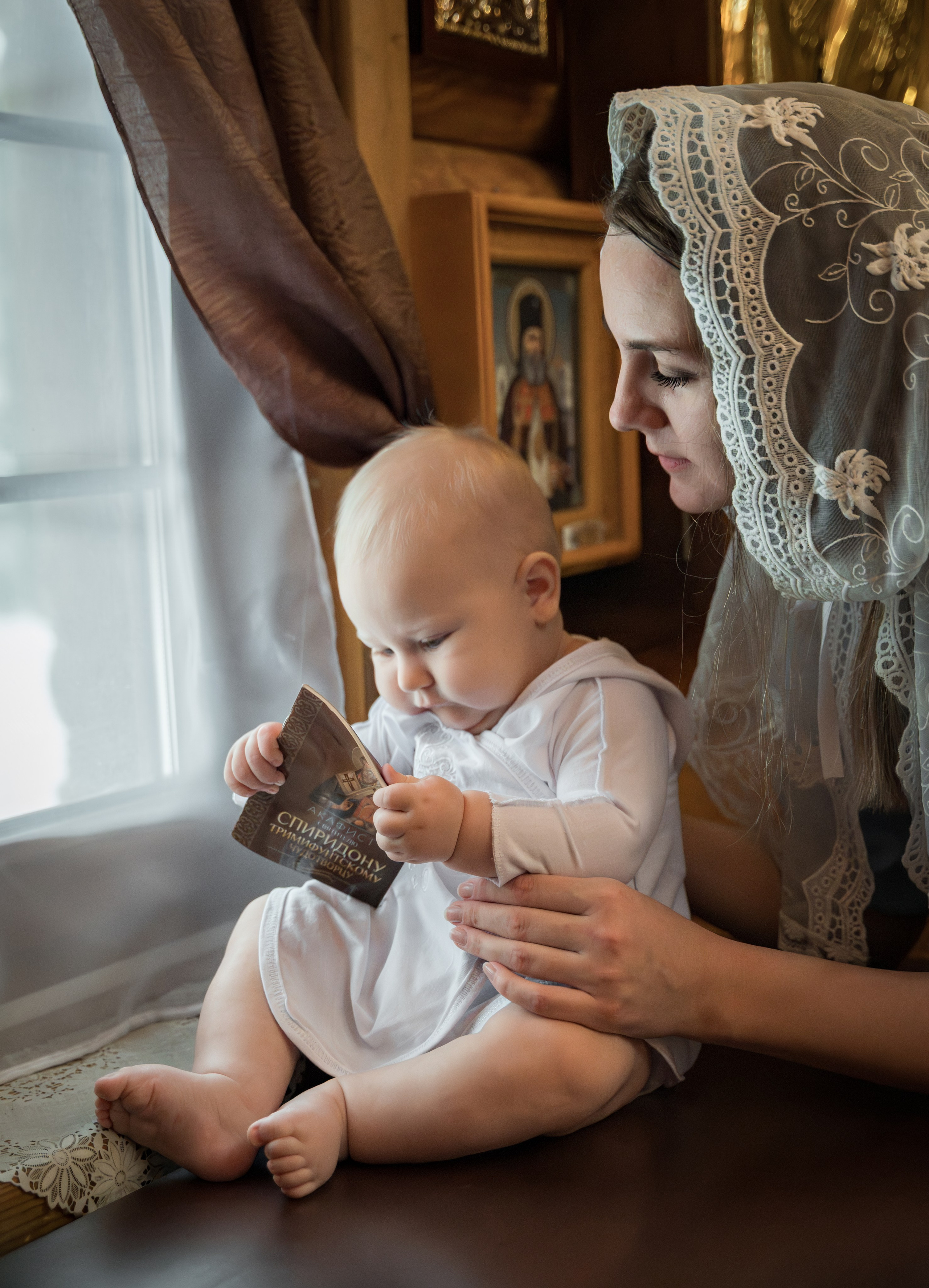 Крещение в Никольском храме д. Островцы