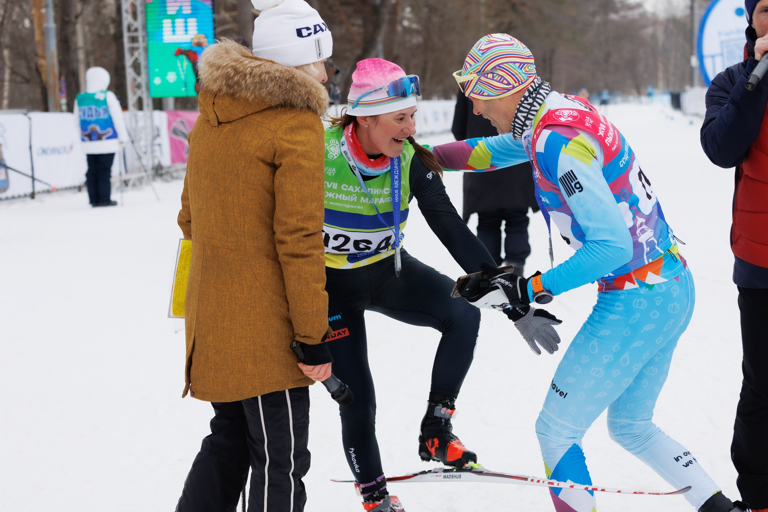 XXVII Сахалинский лыжный марафон. Фотограф Анастасия Зубкова