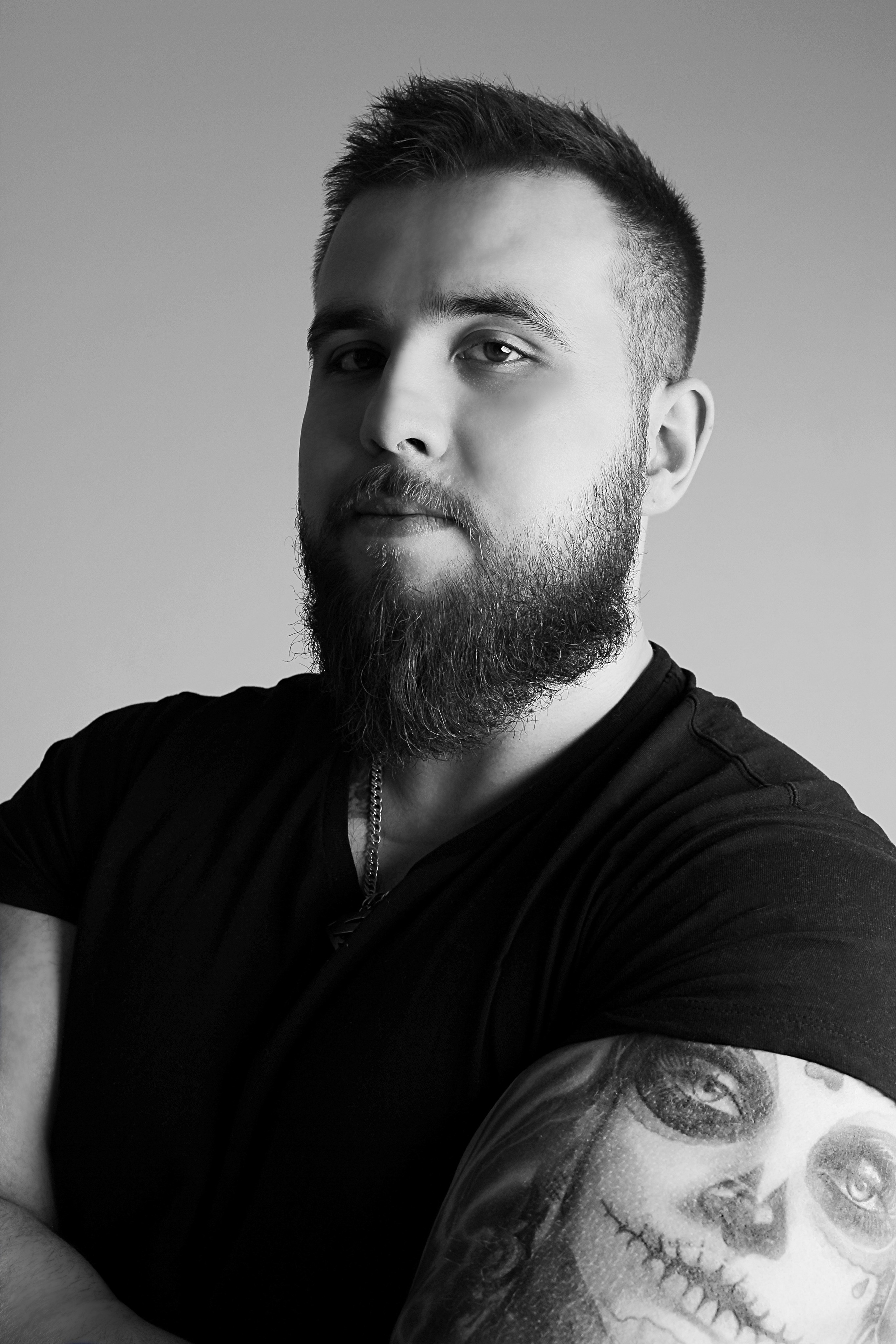 Мужская фотосессия в студии. Булат. Свадебный и репортажный фотограф в Уфе| Осетрова Ольга