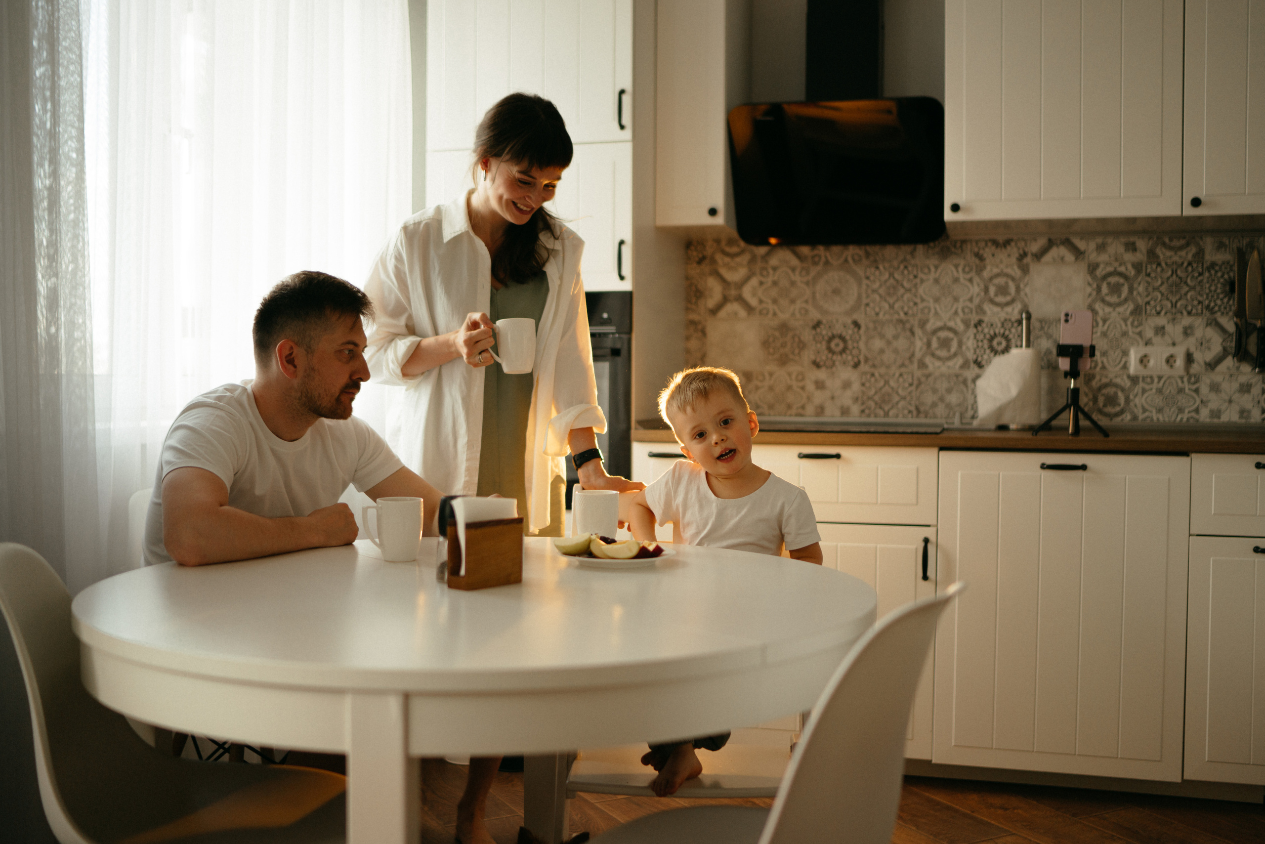 Даша, Артем и Федя. Фотограф Анна Кобазева, Москва