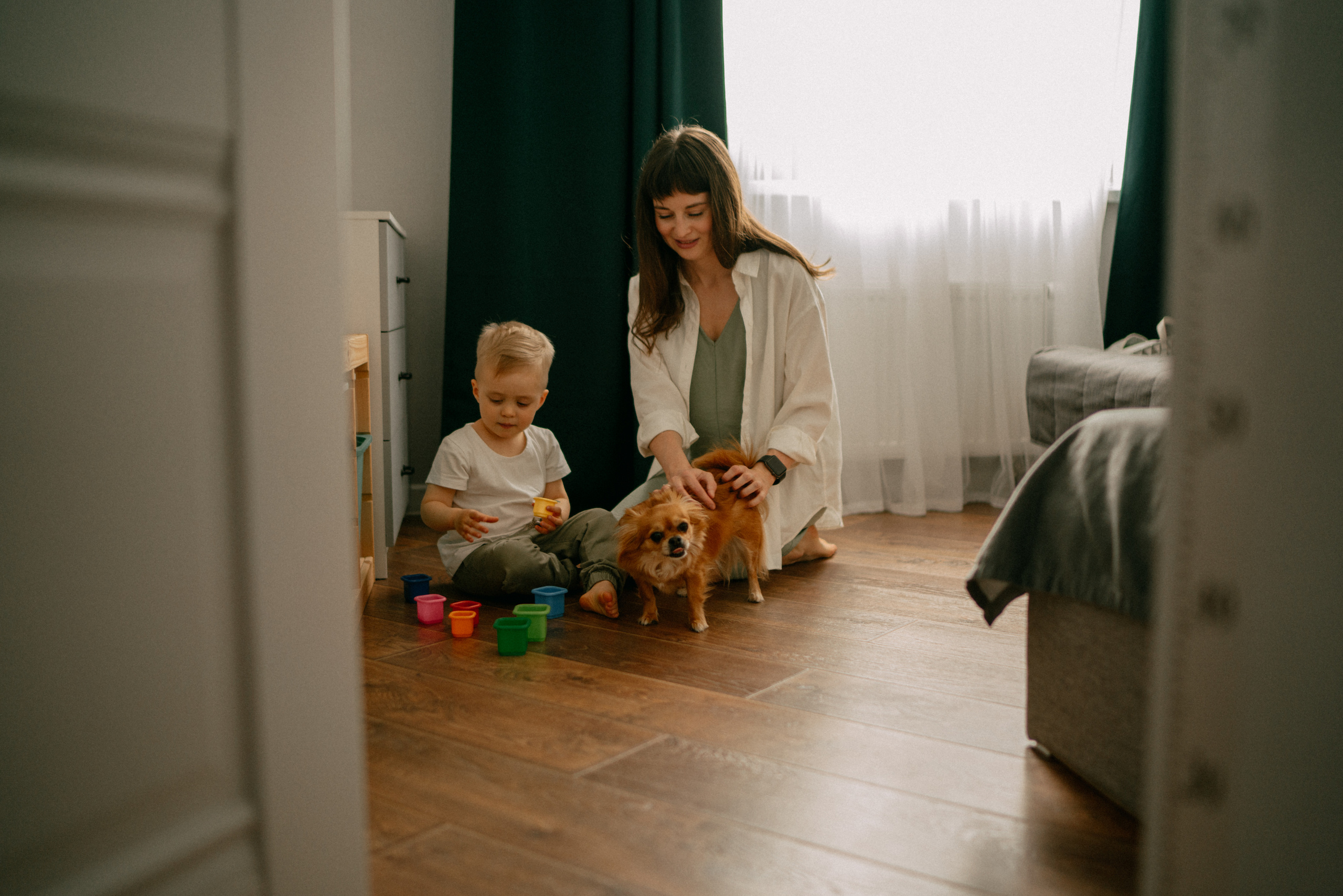 Даша, Артем и Федя. Фотограф Анна Кобазева, Москва