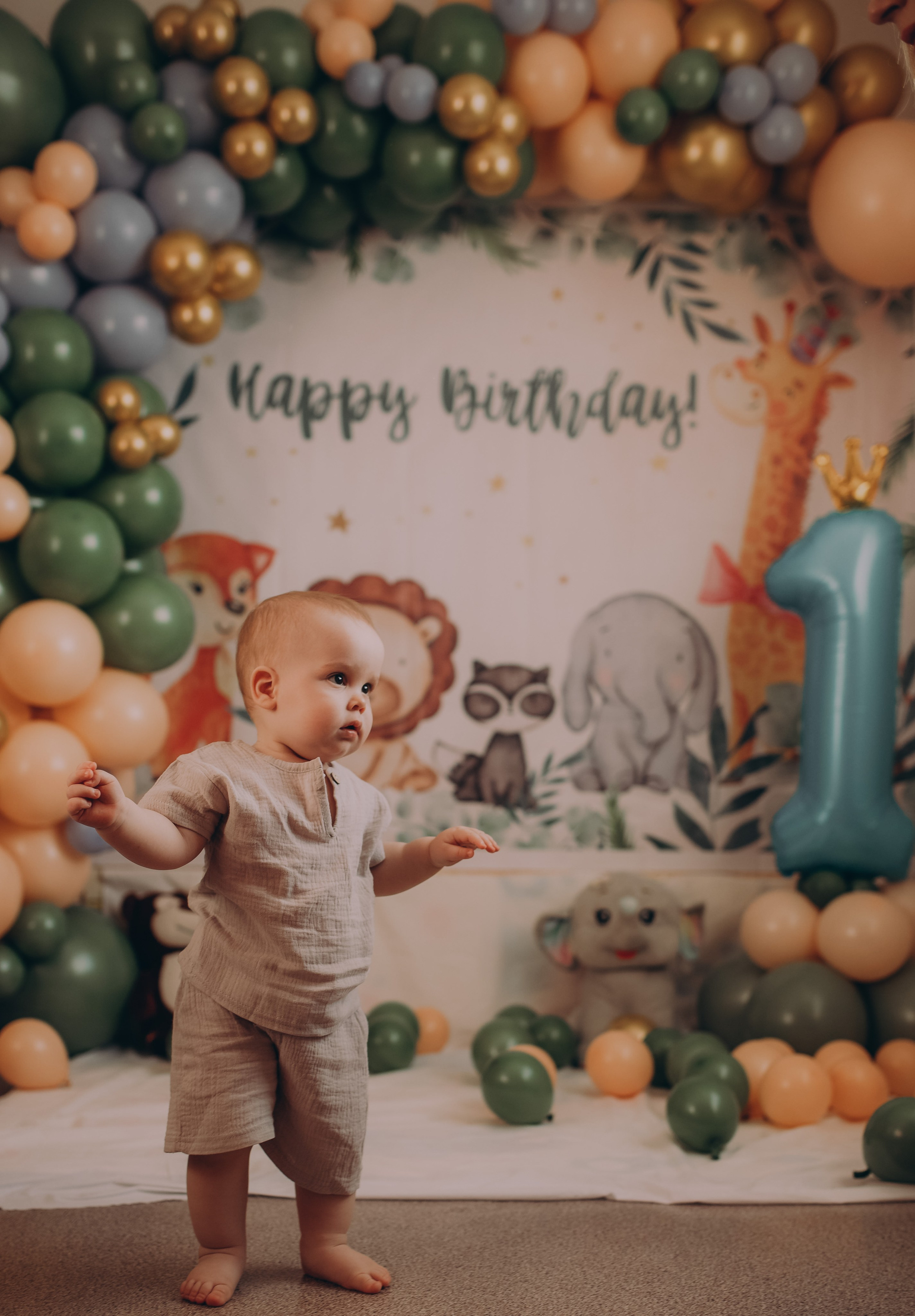 1 годик Мишеньке. Семейный и детский фотограф город Тында Дарья