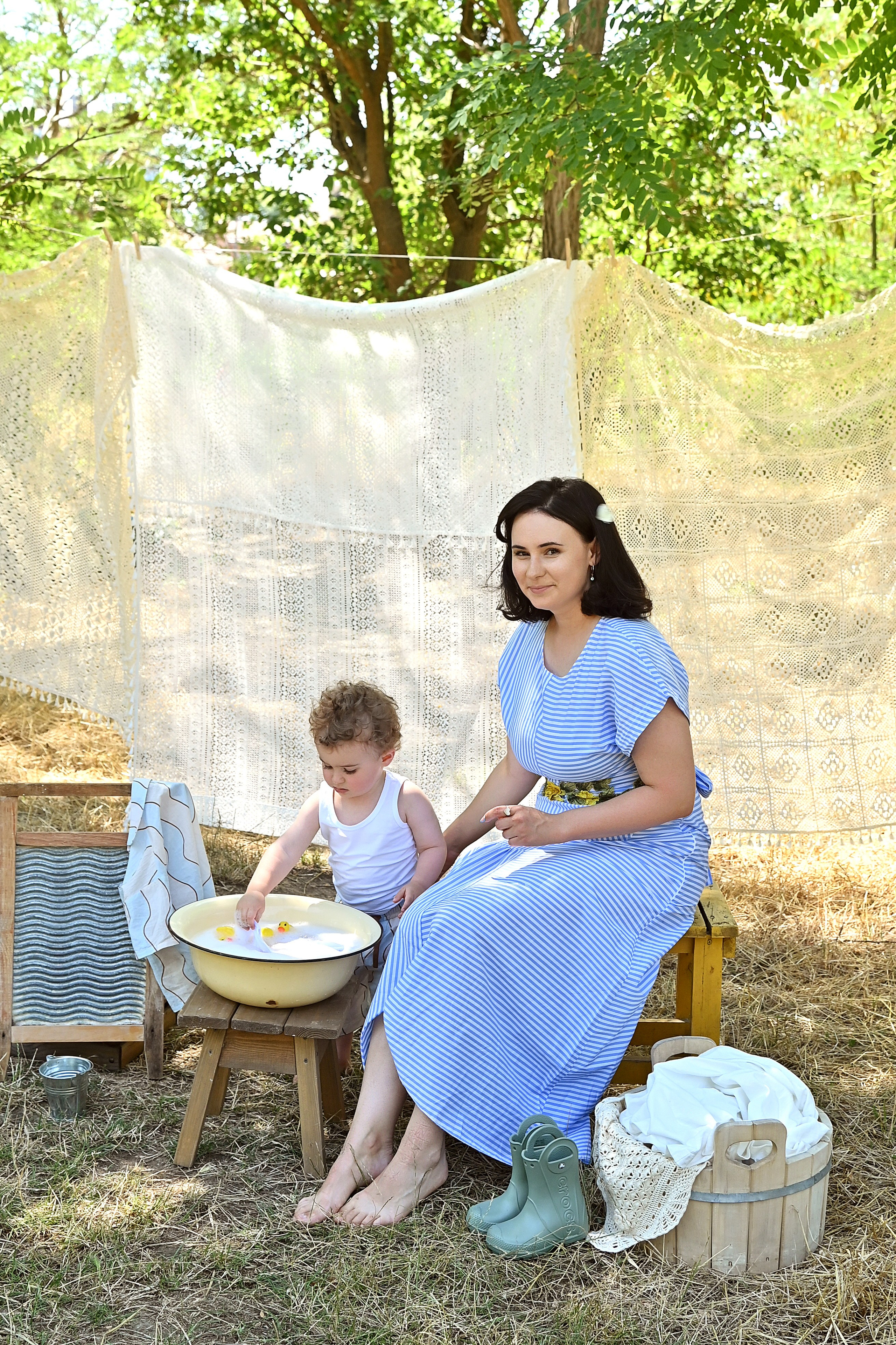 Стирка&Пикник. Детская фотостудия «Ягоза»