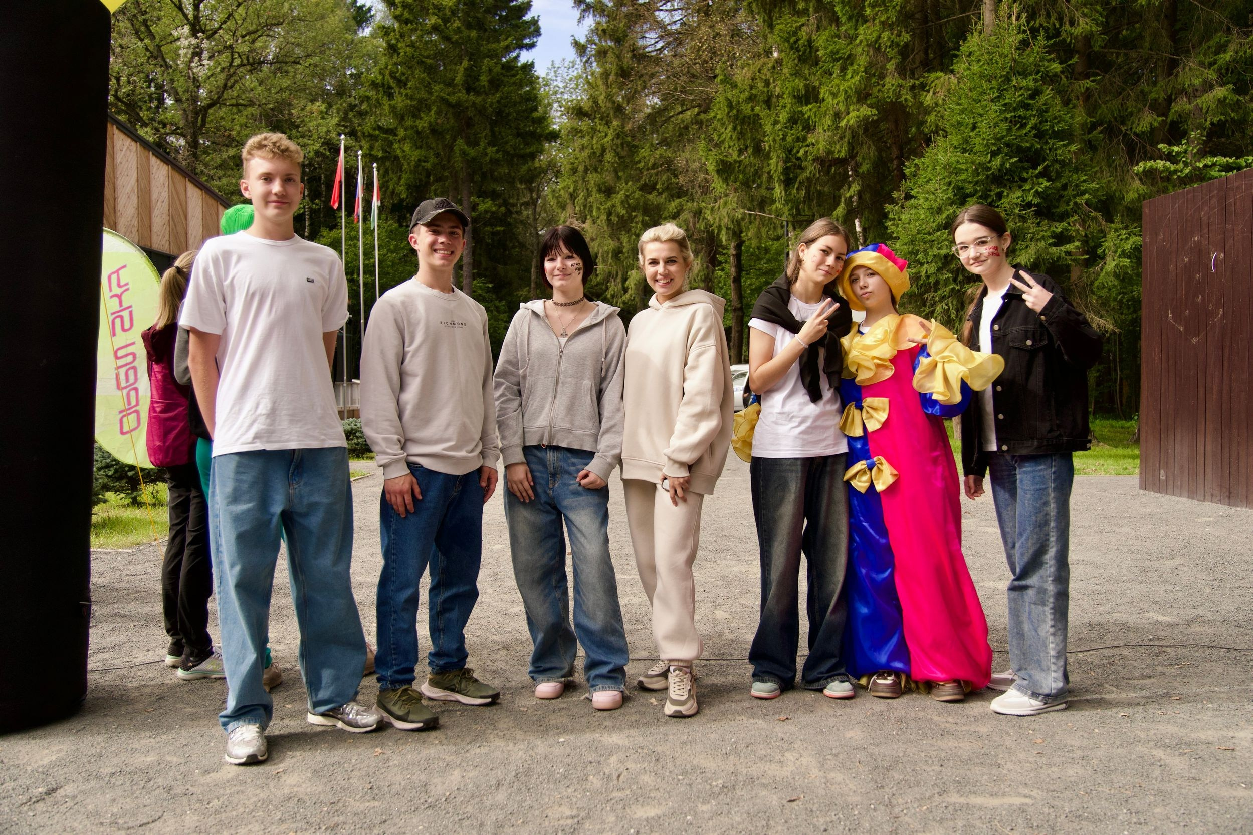 Забег в парке «Дубки». Кафе «БЕЛКА НАШЕПТАЛА». Ну оооочень концептуальное кафе