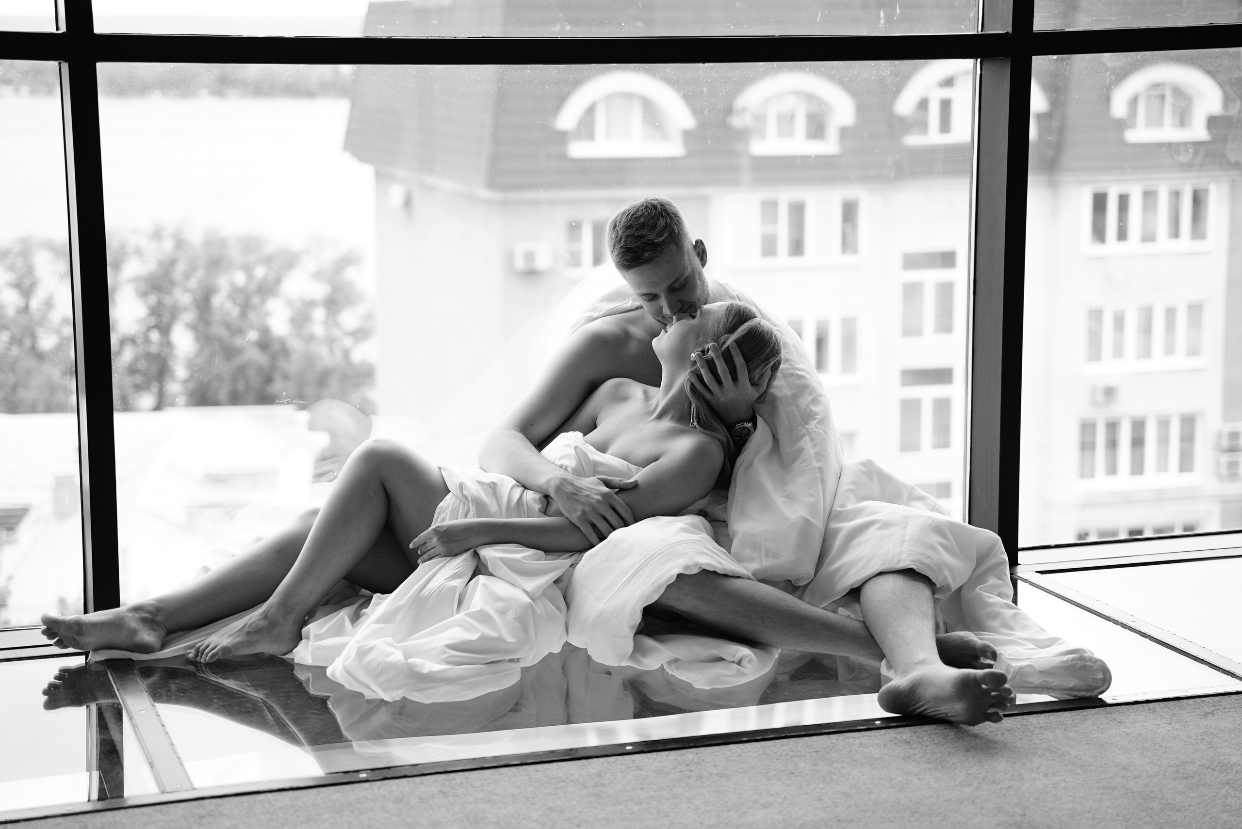 Никита и Галина чб. Свадебный фотограф в Самаре Анна Ковалева