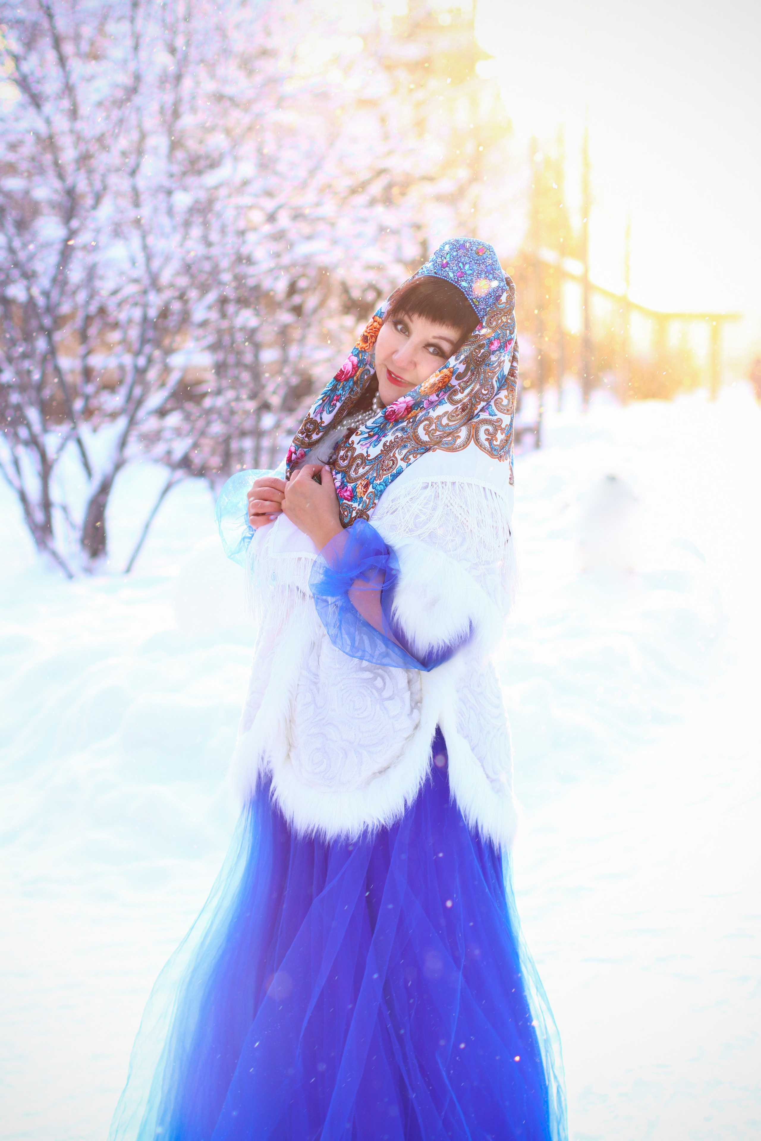 С белым псом. Фотограф в Сургуте Брызгунова Анастасия