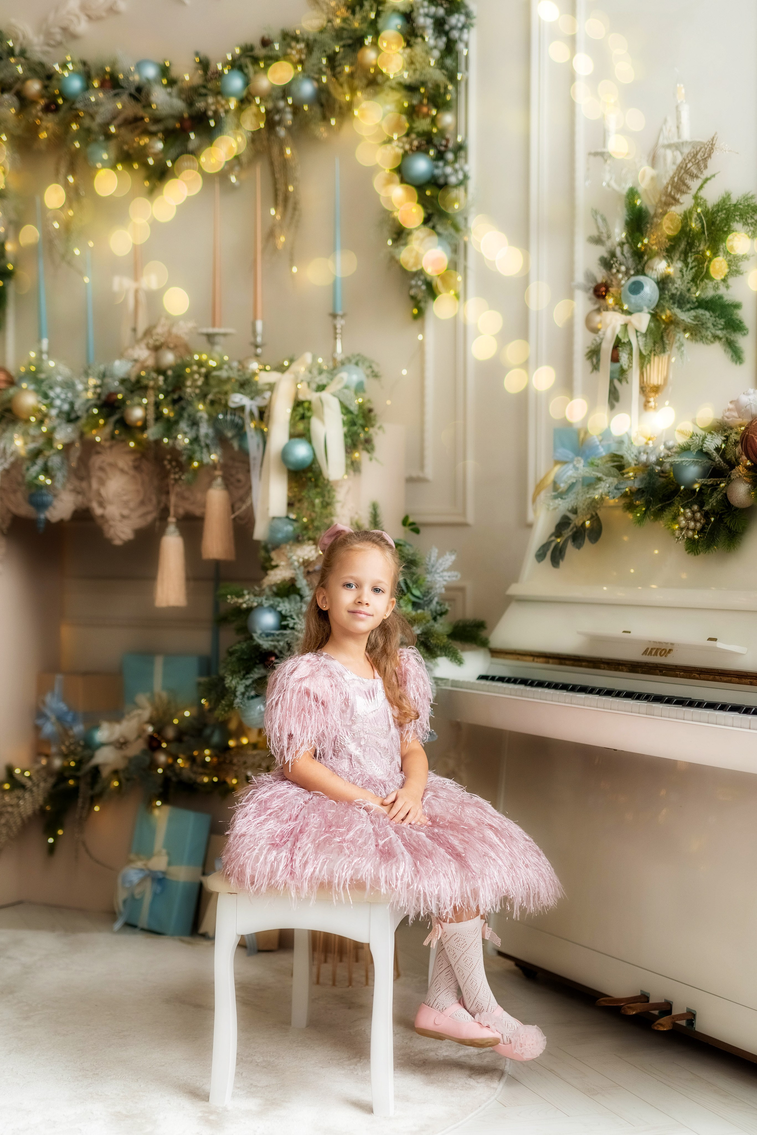 Новогодняя семейная фотосессия. Семейный, детский фотограф в Воронеже Анна Никитина