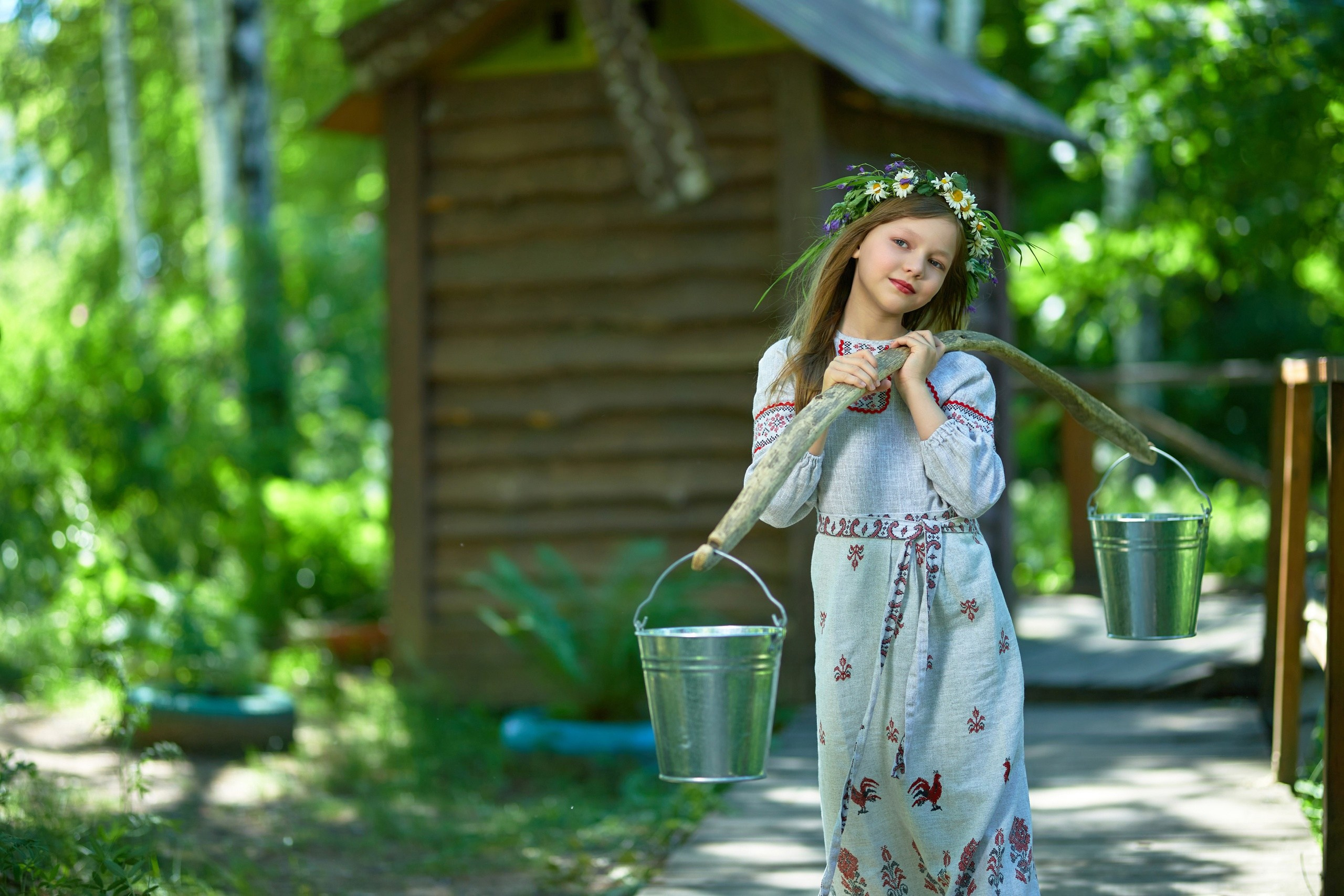 Детская фотосессия в народных костюмах. Владимир Суздалов (ProMaXe) — Портретный фотограф, тематические фотосессии в Чебоксарах