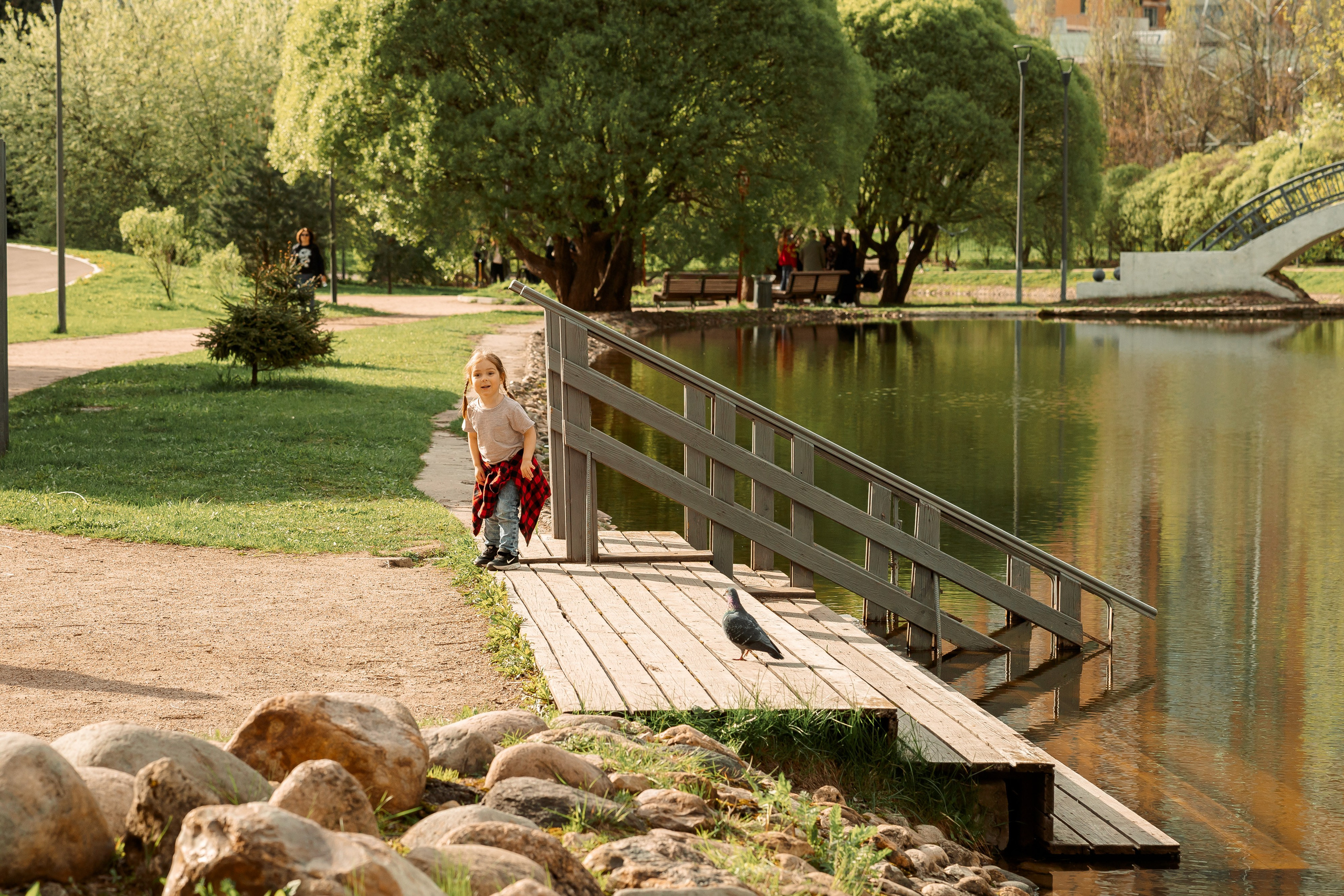 Прогулка в парке Москвы