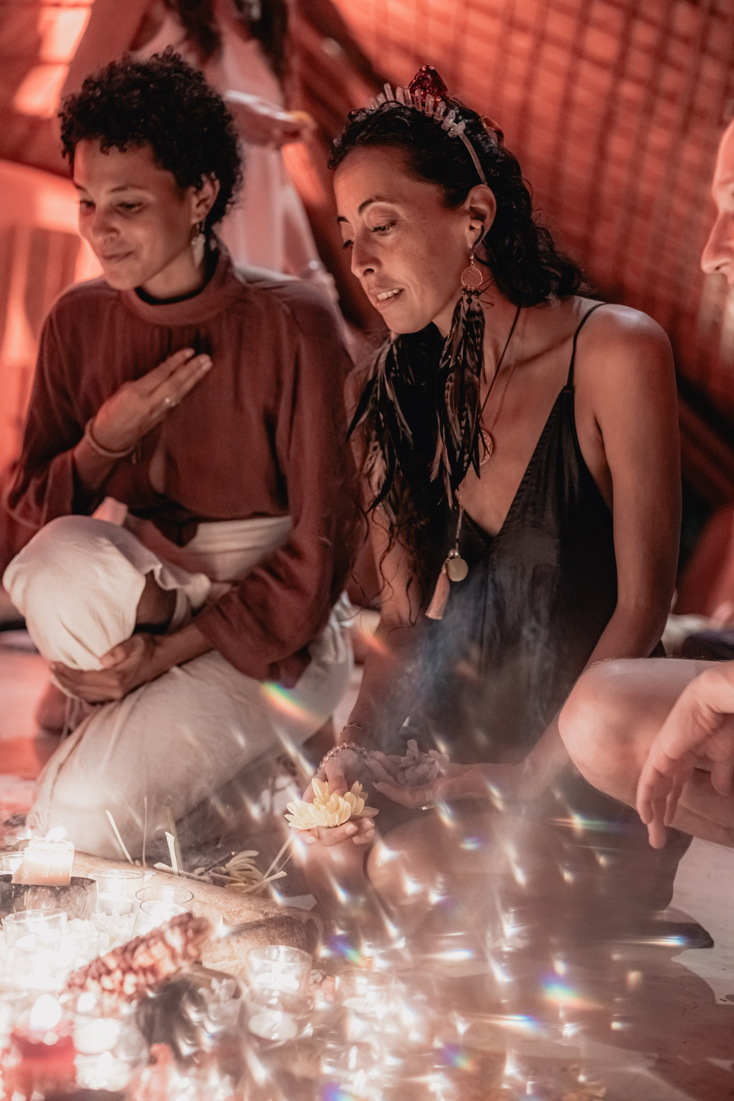 Cacao ceremony Full moon jan w Juan. Mariam Bagdasaryan