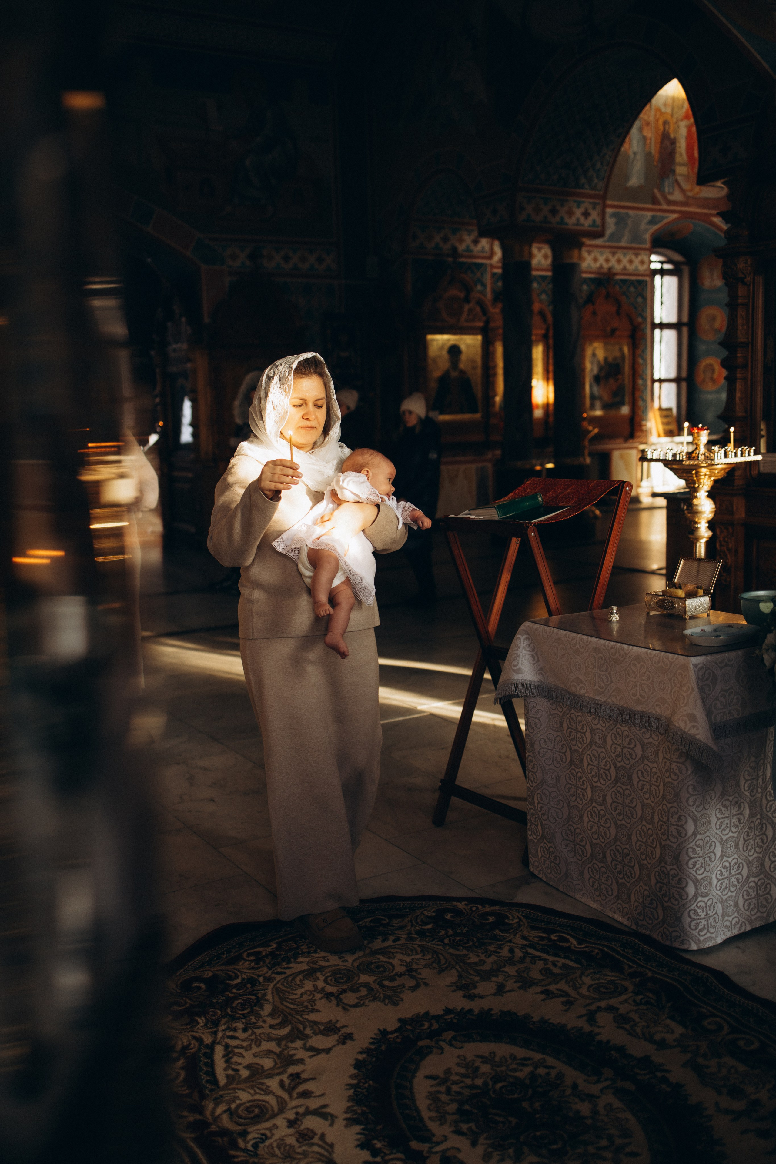 Таинство Крещения. Фотограф Ханты-Мансийск