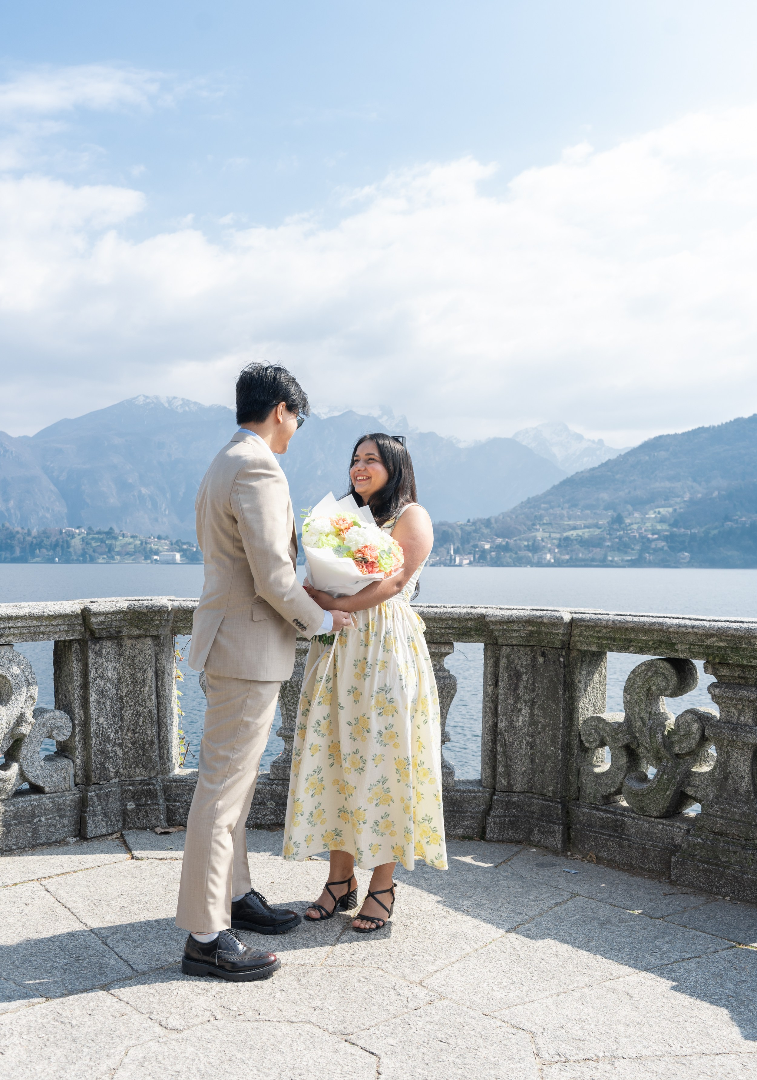Addy & Fiance. Maria Anistratova | Destination Photographer, Videographer & Drone Pilot — Lake Como