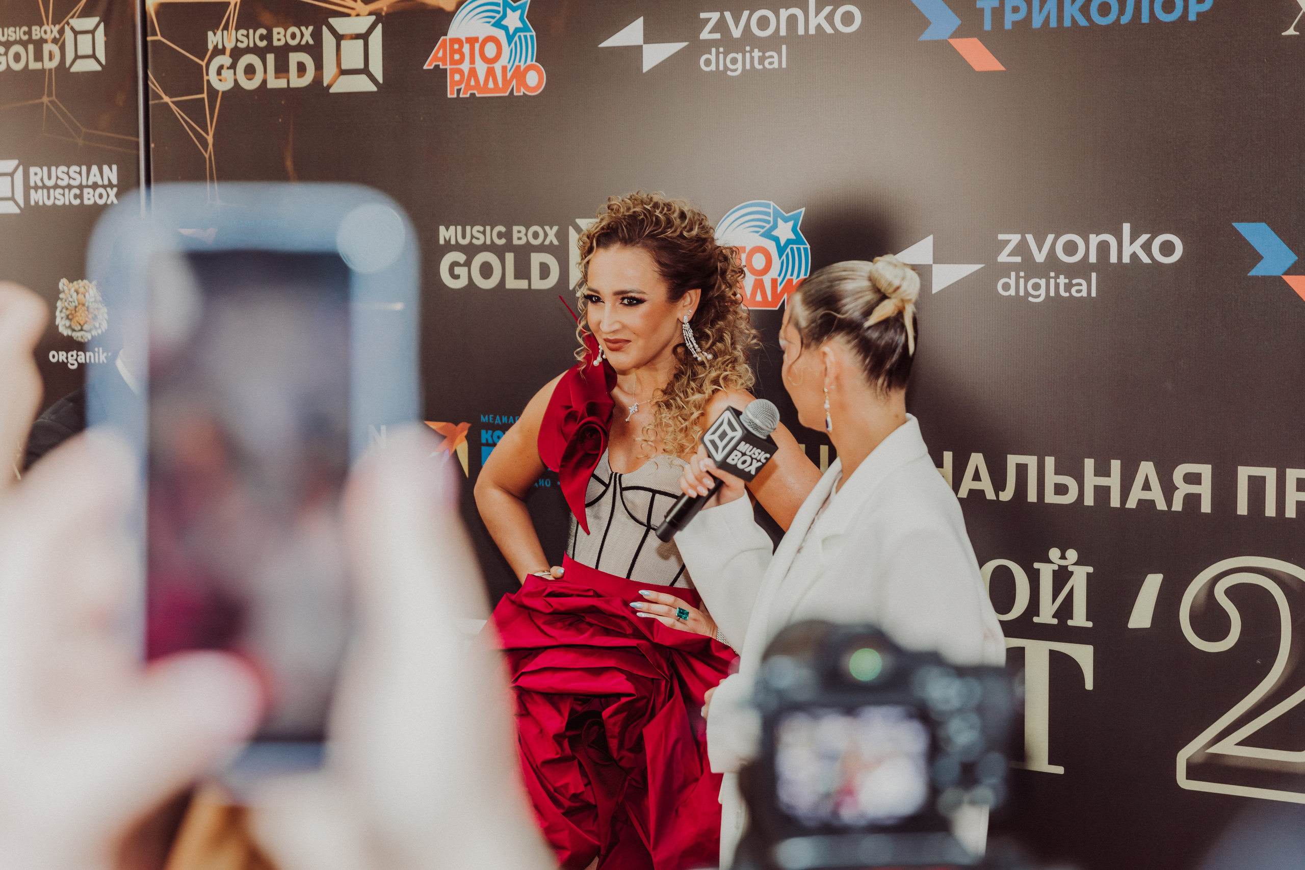 Национальная Музыкальная Премия «Золотой хит» телеканала Music Box Gold. Фотограф и Видеограф в Москве Дарья Арсентьева