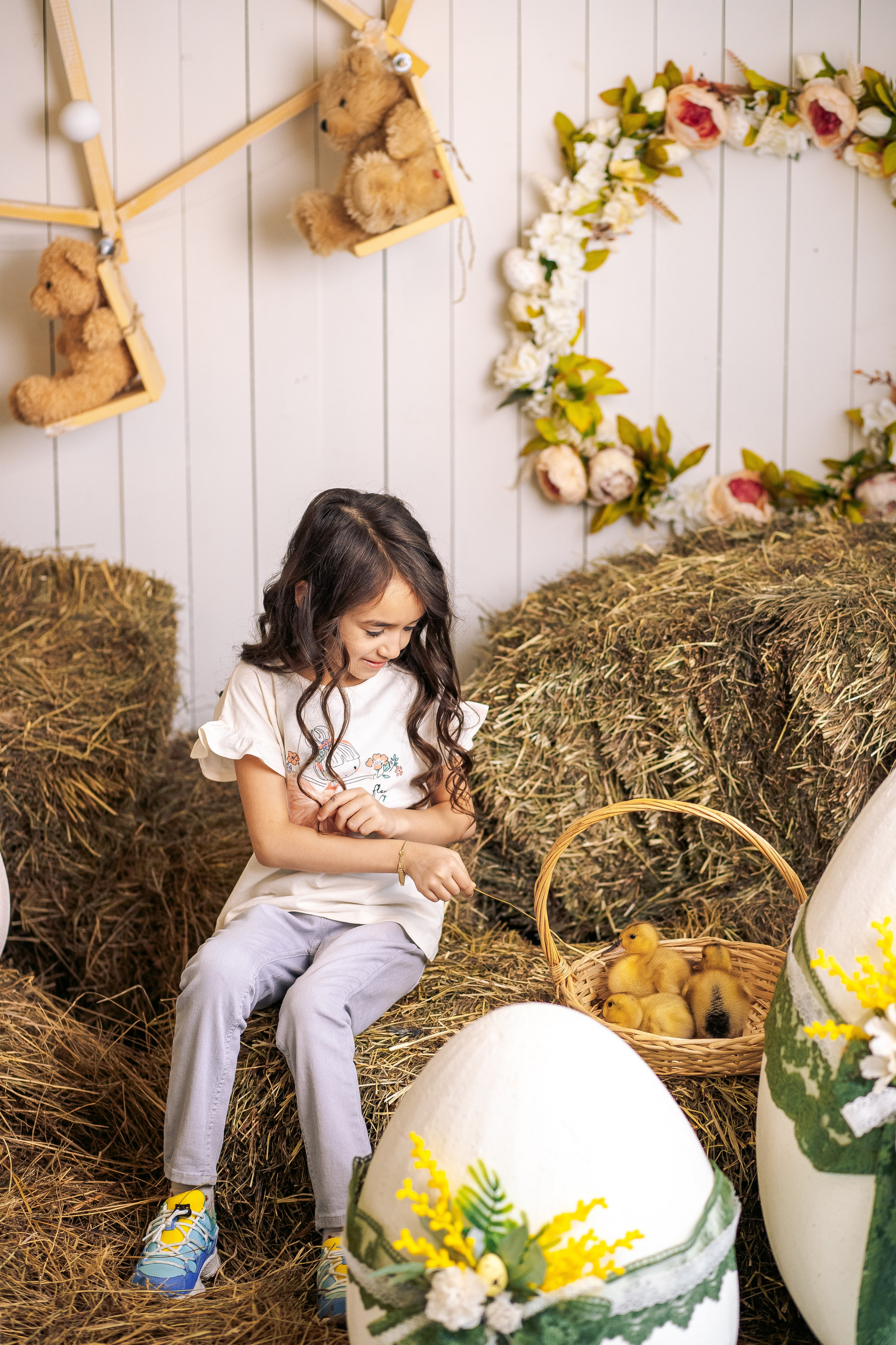 Семейная пасхальная фотосессия в студии Daily. Фотограф в Санкт-Петербурге, Анна Скворцова
