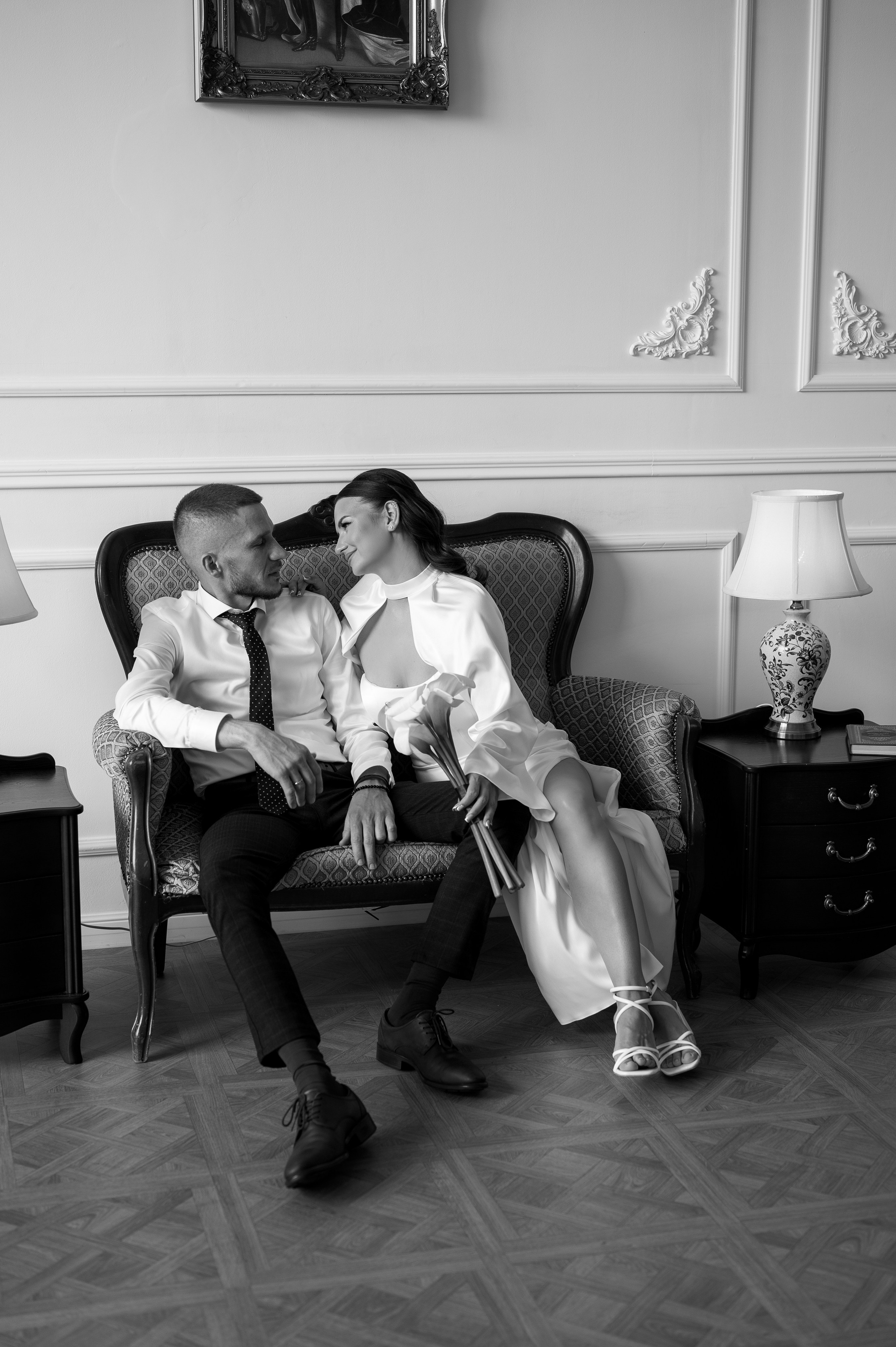 Свадебная фотосессия в студии. Свадебный и семейный фотограф в Краснодаре Алина Мельник