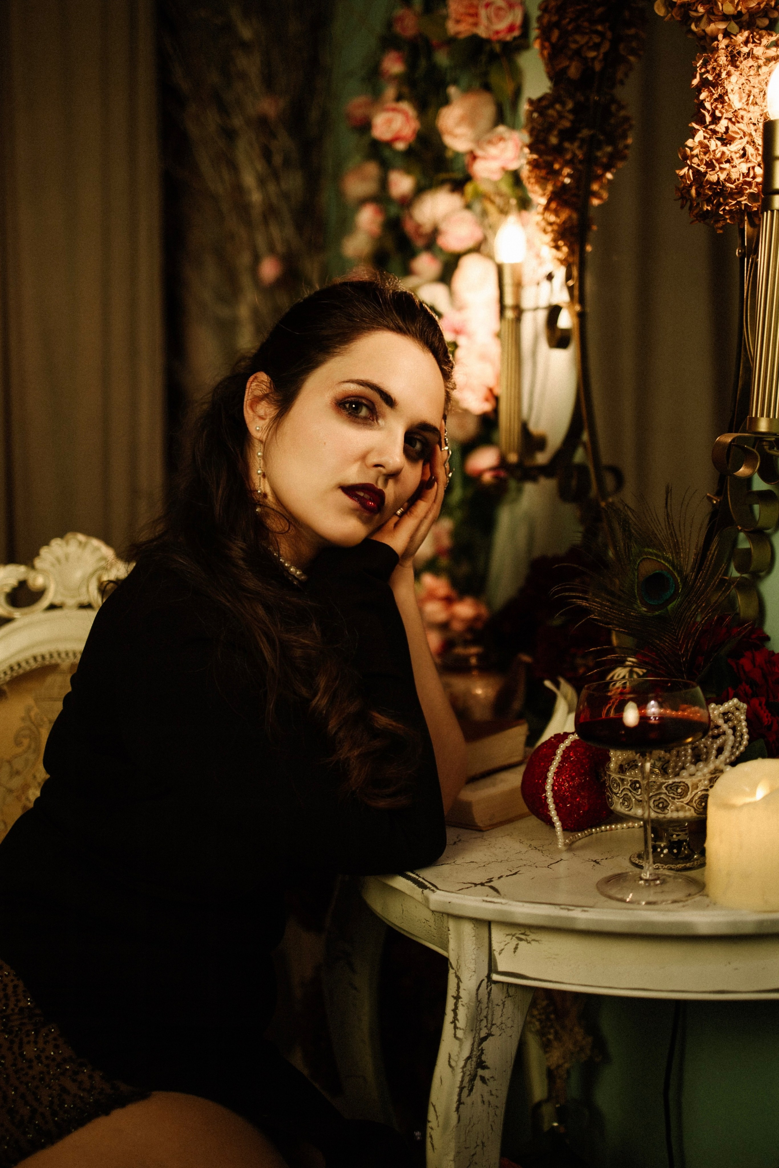 Для Ани | вампирша графа Дракулы 🦇. Портретный фотограф в Новосибирске