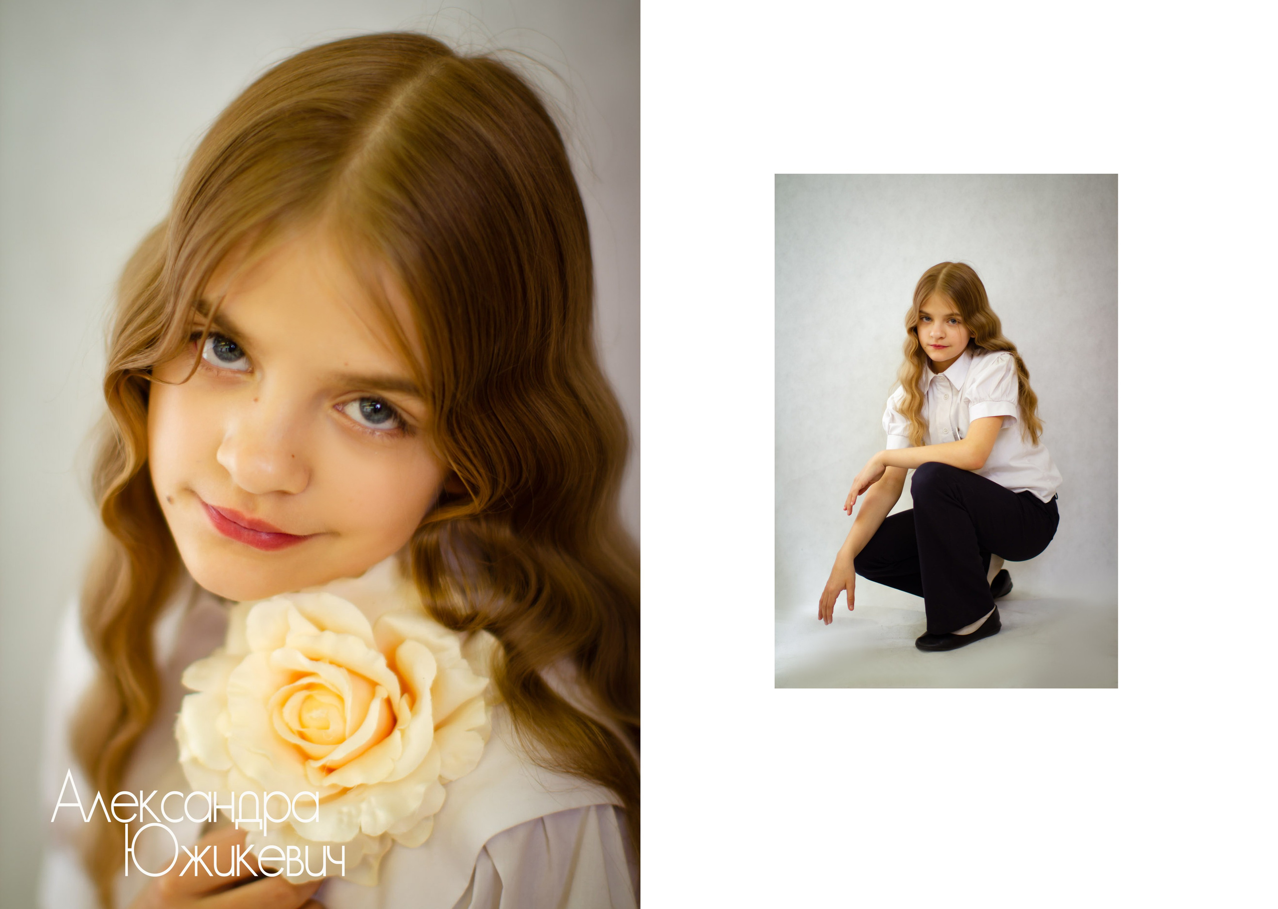 «Серый» Пример альбома на 10 разворотов. Школьный фотограф Минск