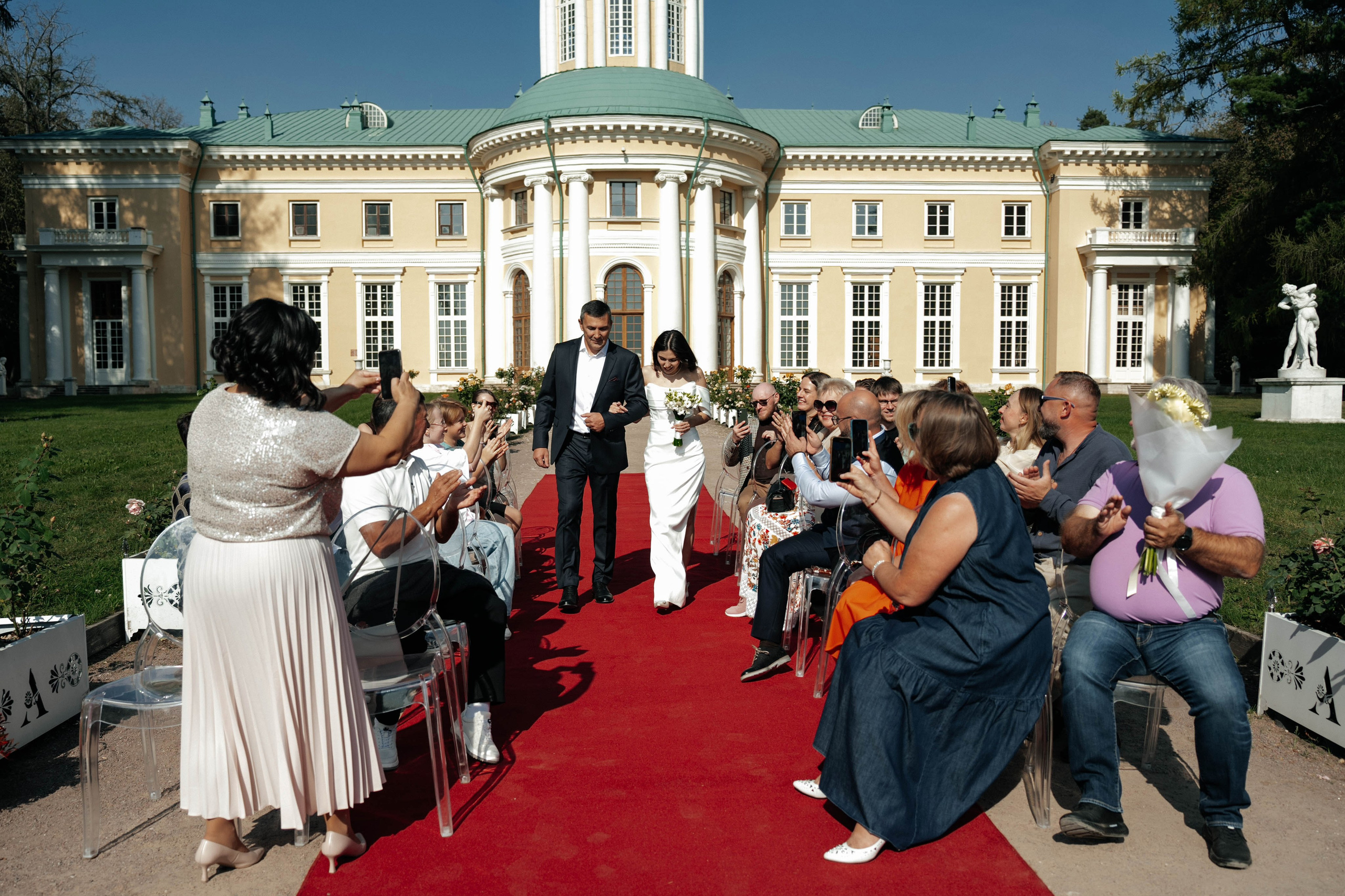 Регистрация в Архангельском | ресторан Дача. Свадебный фотограф Москва Александра Аверкова