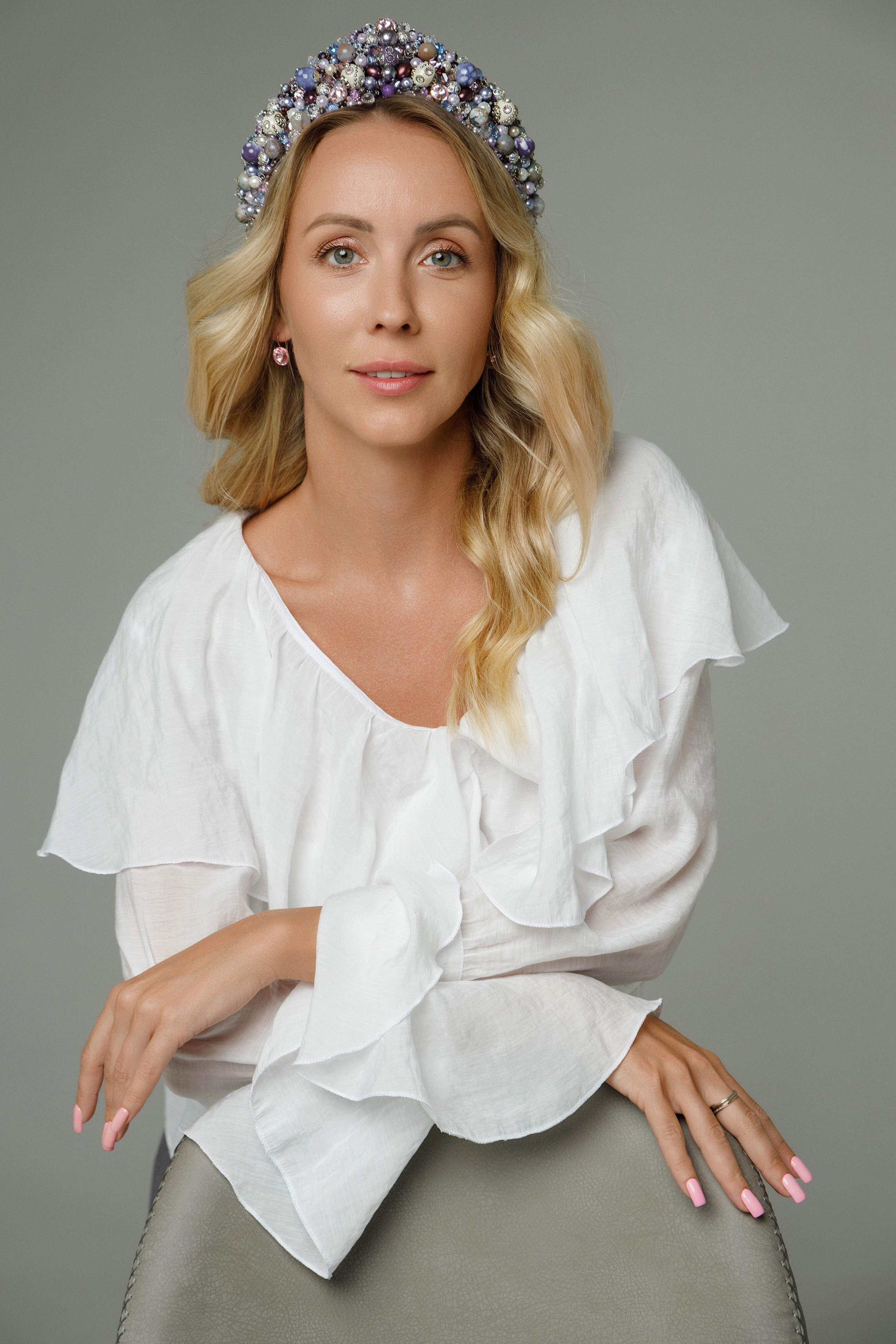 Кокошники «Патриотка». Фотограф Ксения Третьякова, Санкт-Петербург