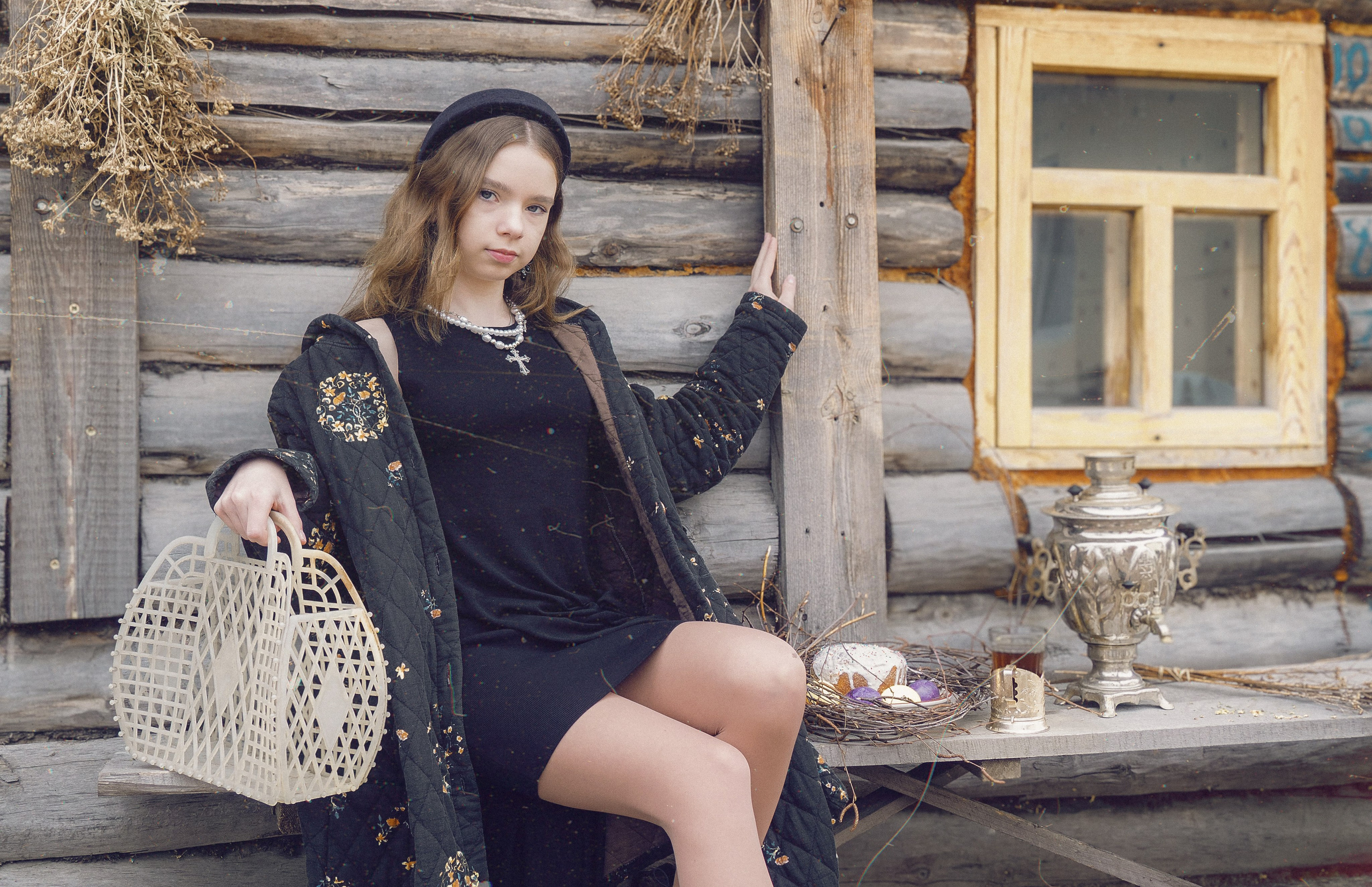 Фотопроект возле баньки