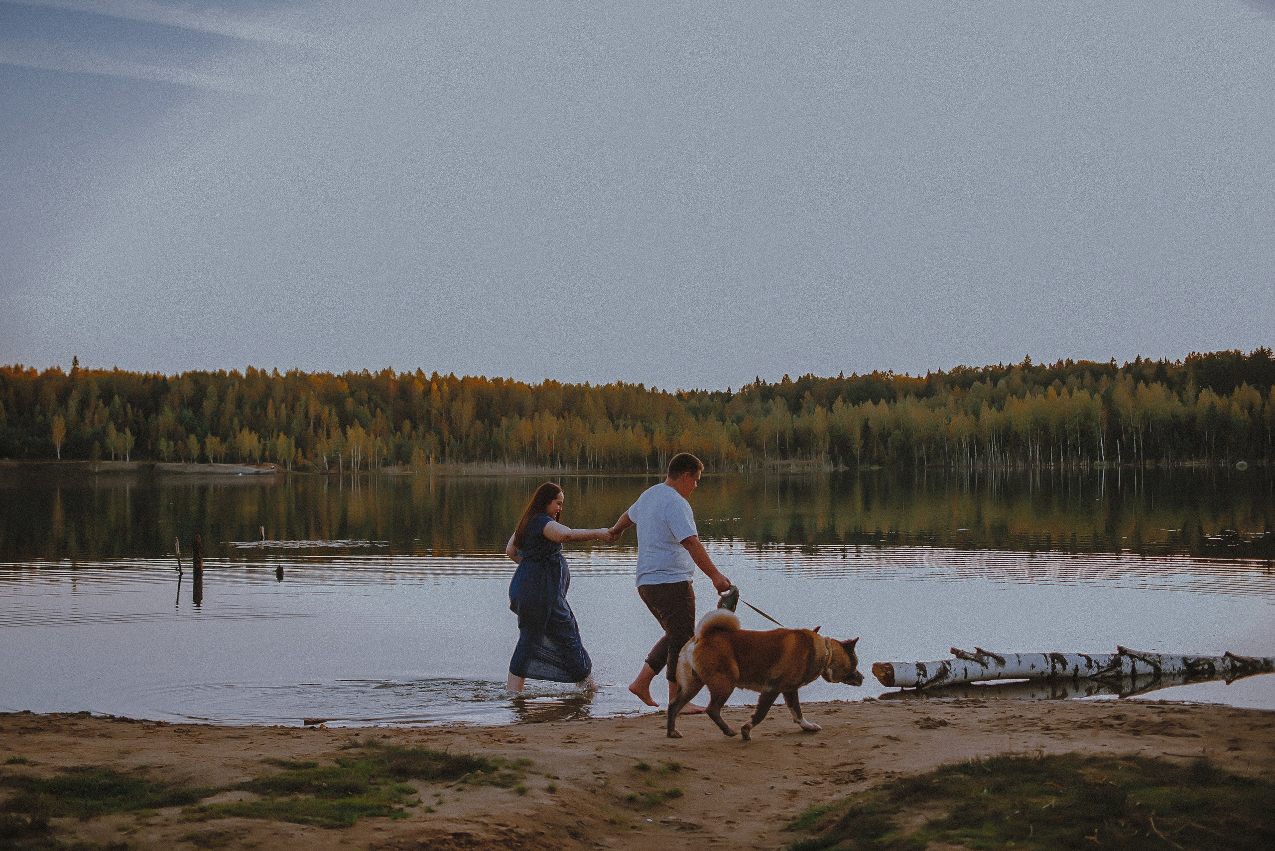 Озеро в лесу. Свадебный и семейный фотограф в Москве Сажина Кристина КиМ. Свадебный оператор в Москве Сажин Максим