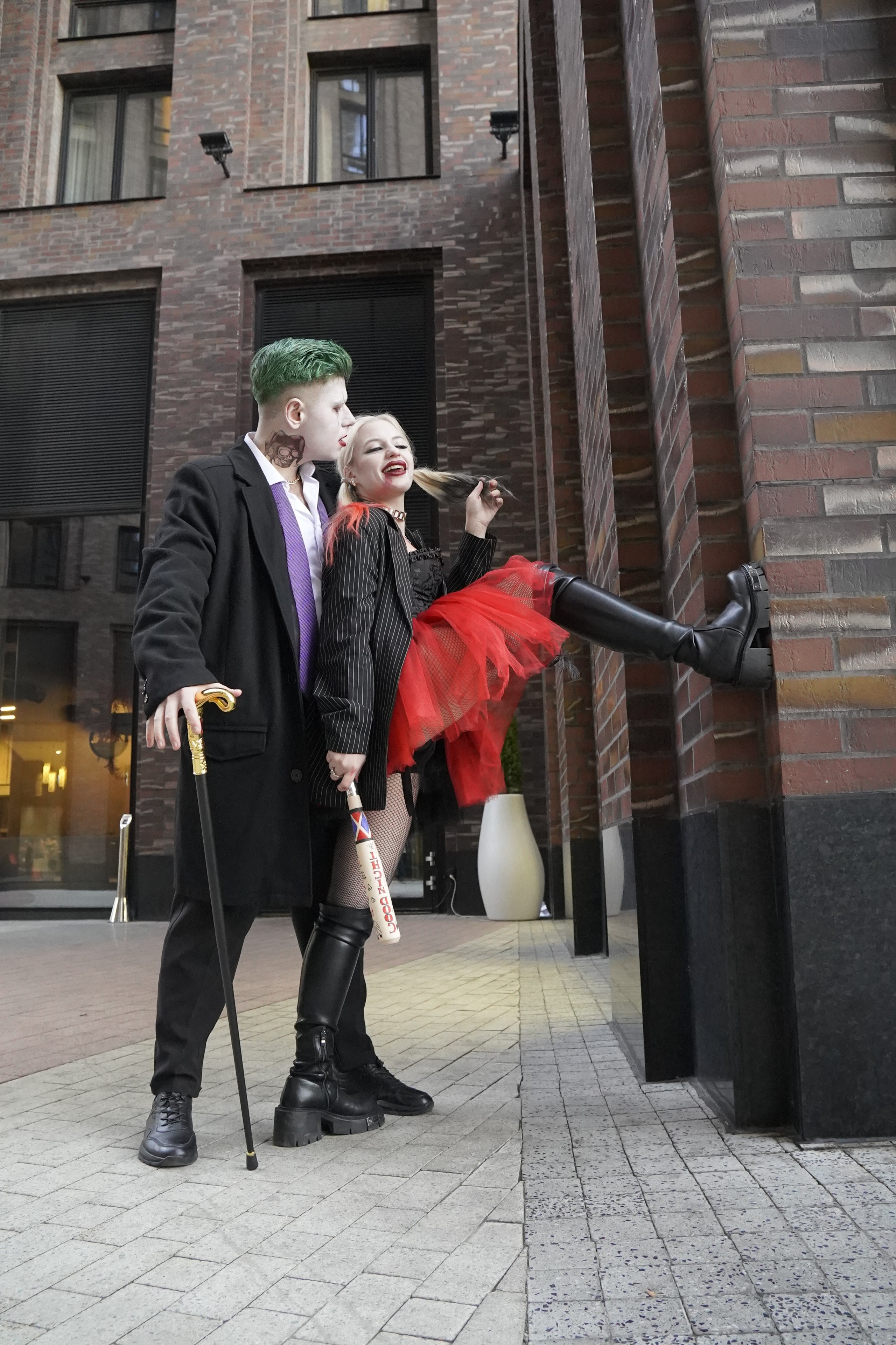 Харли и Джокер. Фотограф и видеограф Елена Суетенкова, Создание ярких воспоминаний о важных событиях. Москва, Россия, Мир