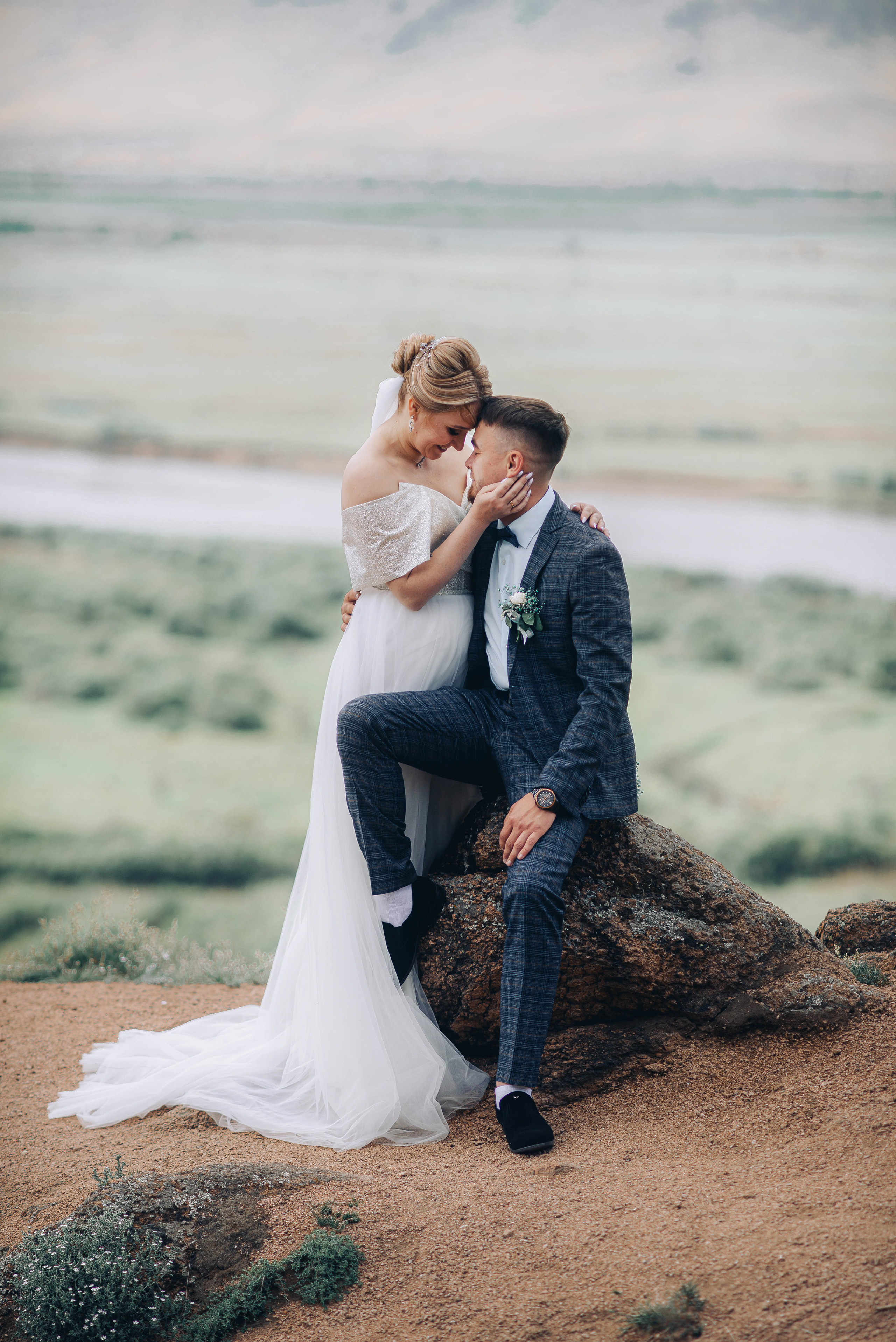 свадебные фото на горе спящий лев