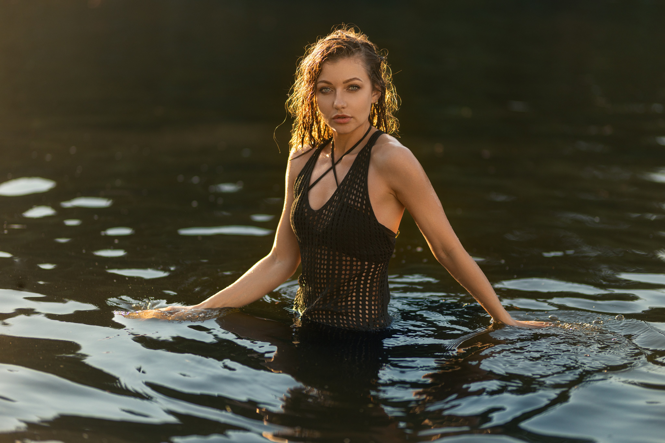 Съемка с Дианой у водоема на базе отдыха в формате для «себя». Дмитрий Шульгин, портретный фотограф в Воронеже