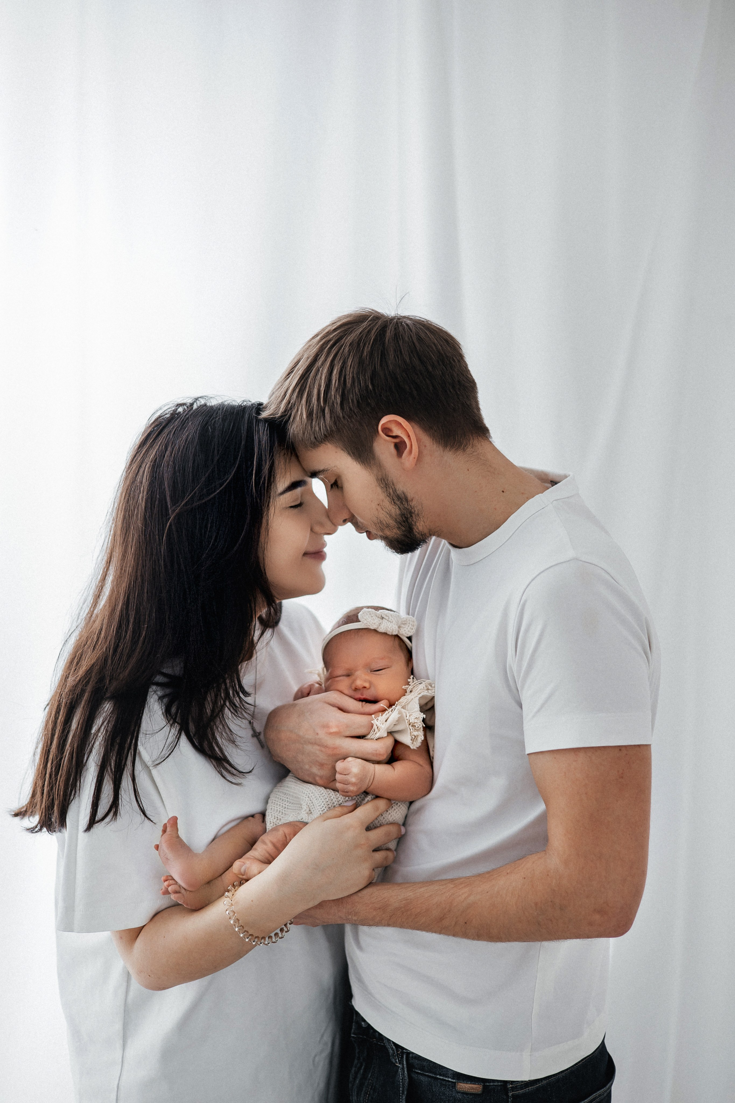 Мия, пакет «Мини» + кадры с родителями, 9 дней. Фотограф новорождённых Екатерина Боброва. Ульяновск