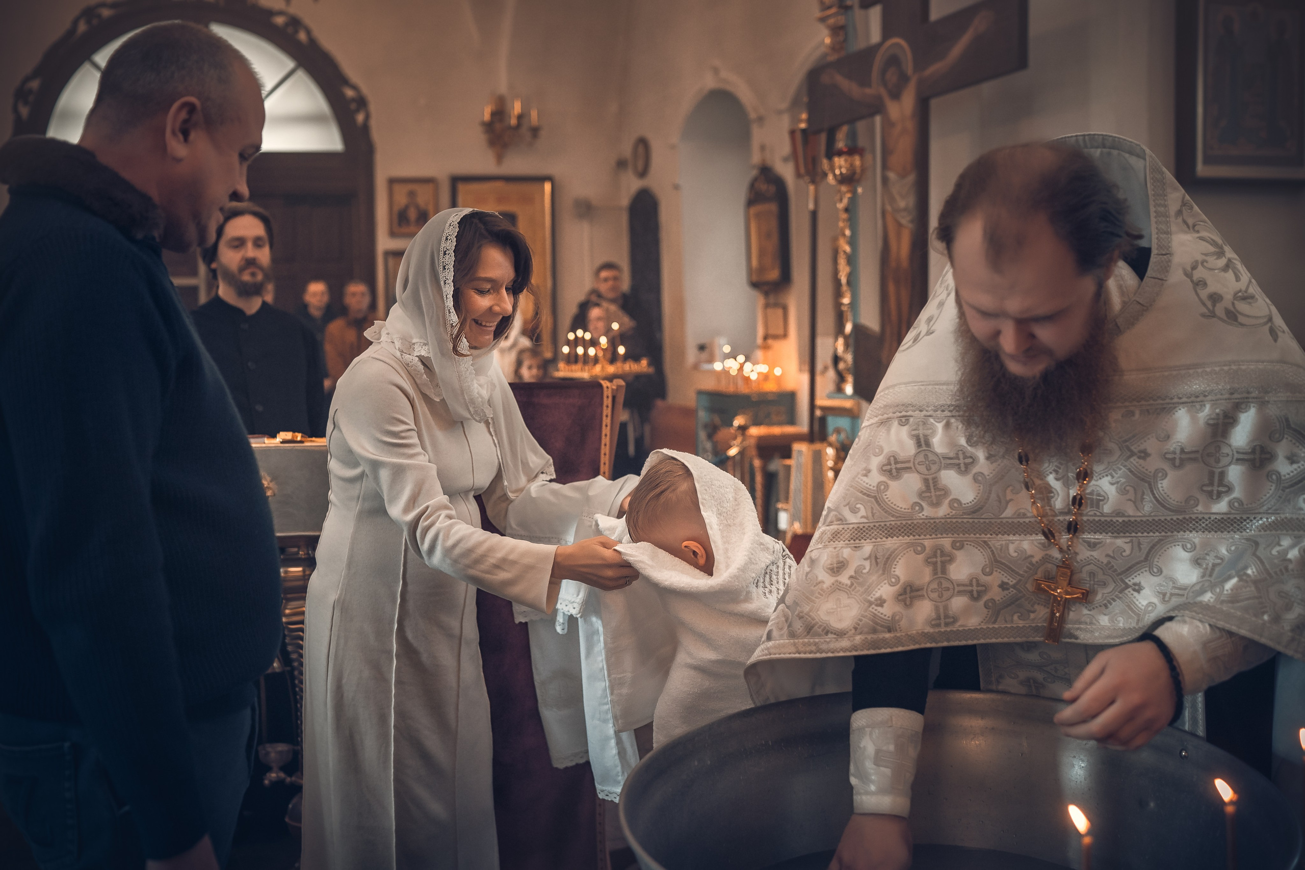 Крещение Демида. Фотограф на крещение и венчание Ирина Доценко