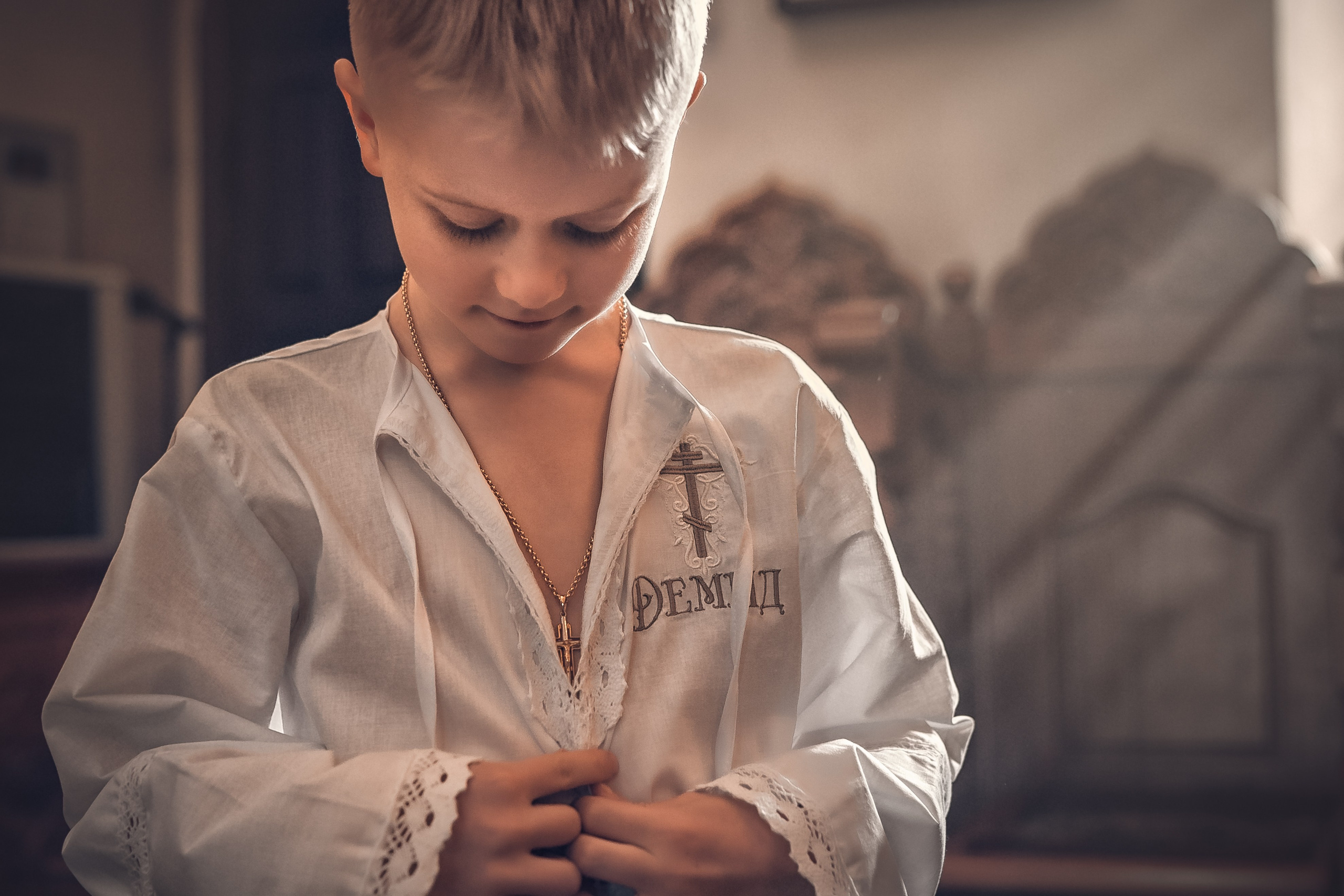 Крещение Демида. Фотограф на крещение и венчание Ирина Доценко