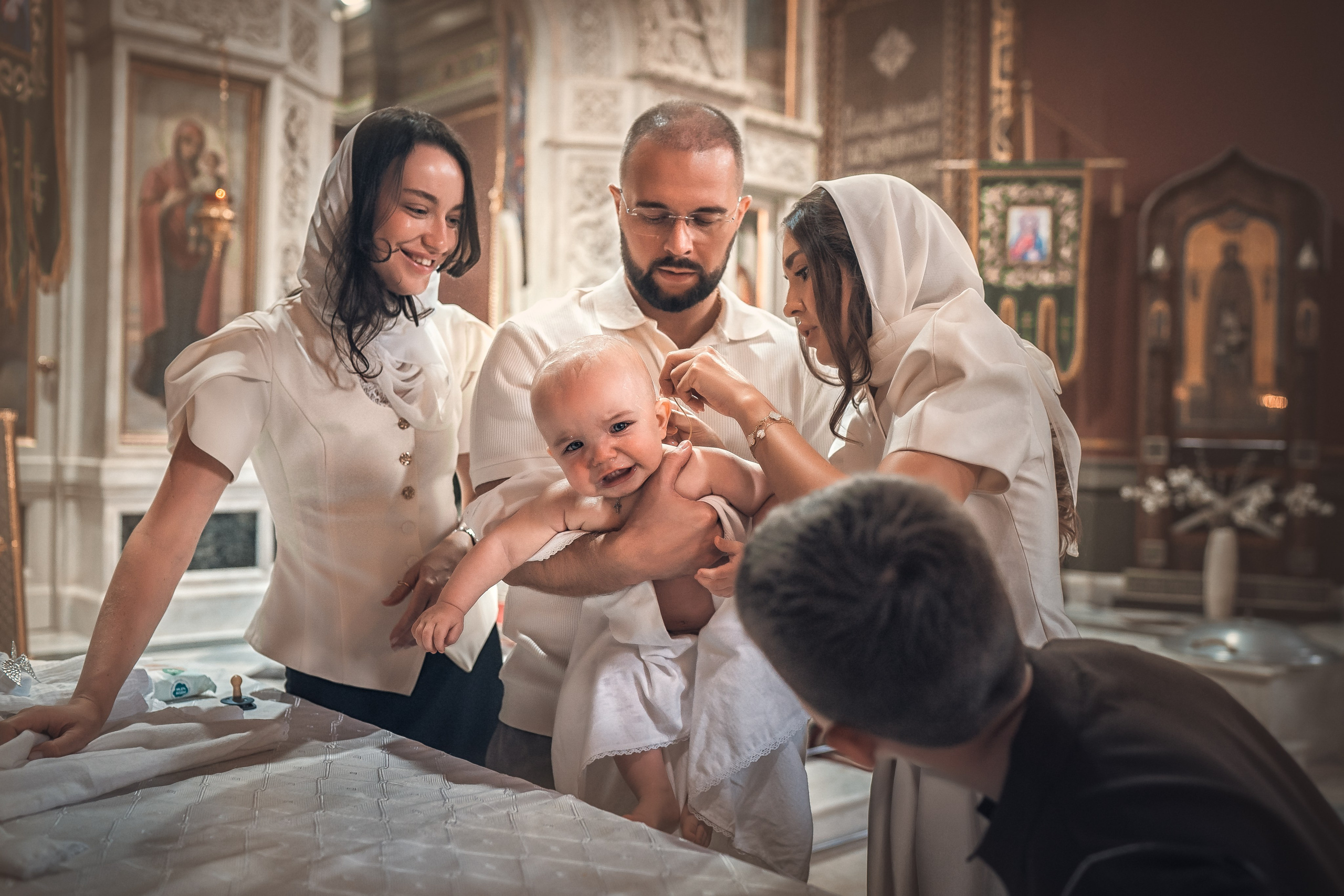 Крещение Луки. Фотограф на крещение и венчание Ирина Доценко