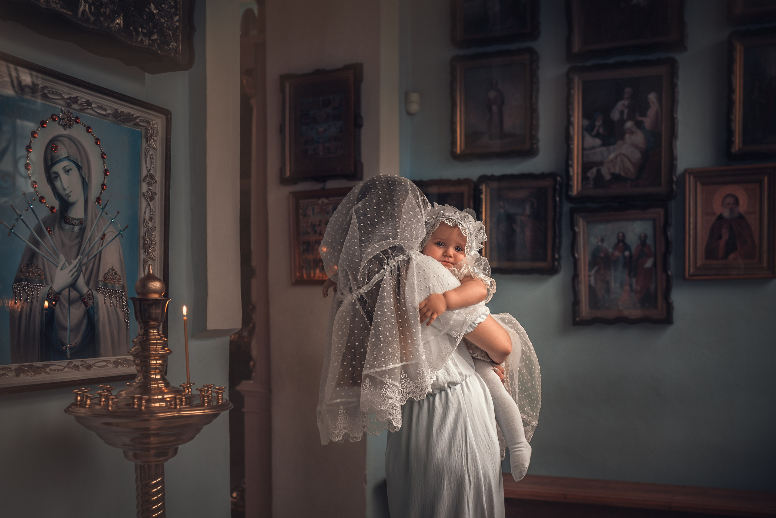 Крещение Кристины. Фотограф на крещение и венчание Ирина Доценко