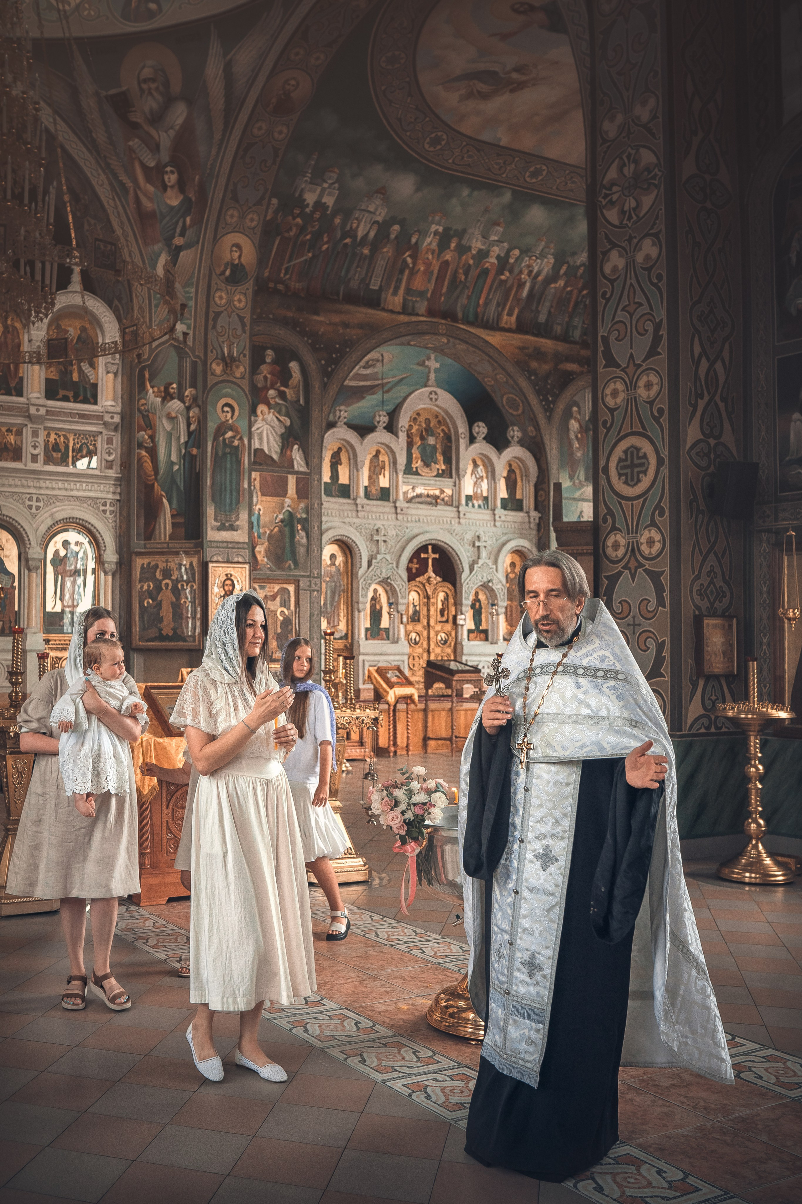 Крещение Валентины, Храм Преполовения Пятидесятницы, Ростов-на-Дону. Фотограф на крещение и венчание Ирина Доценко