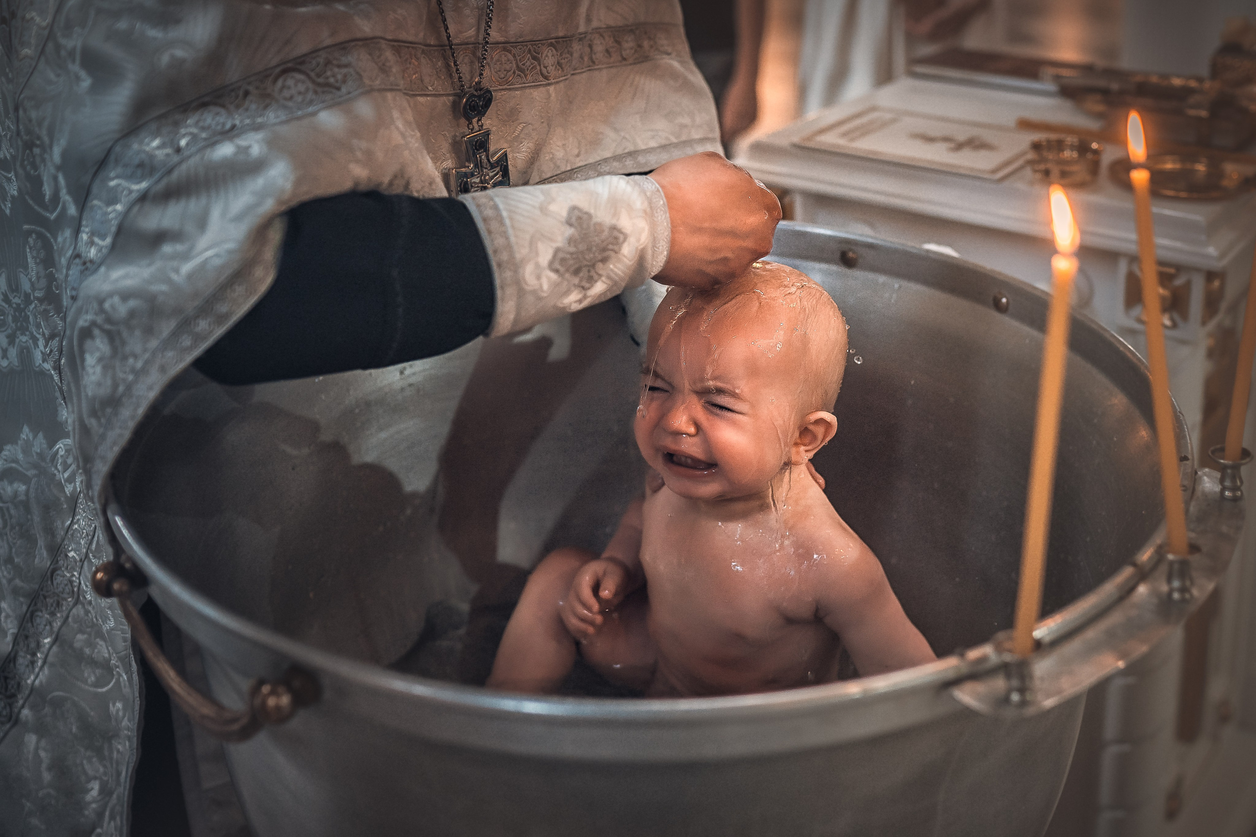 Крещение Луки. Фотограф на крещение и венчание Ирина Доценко