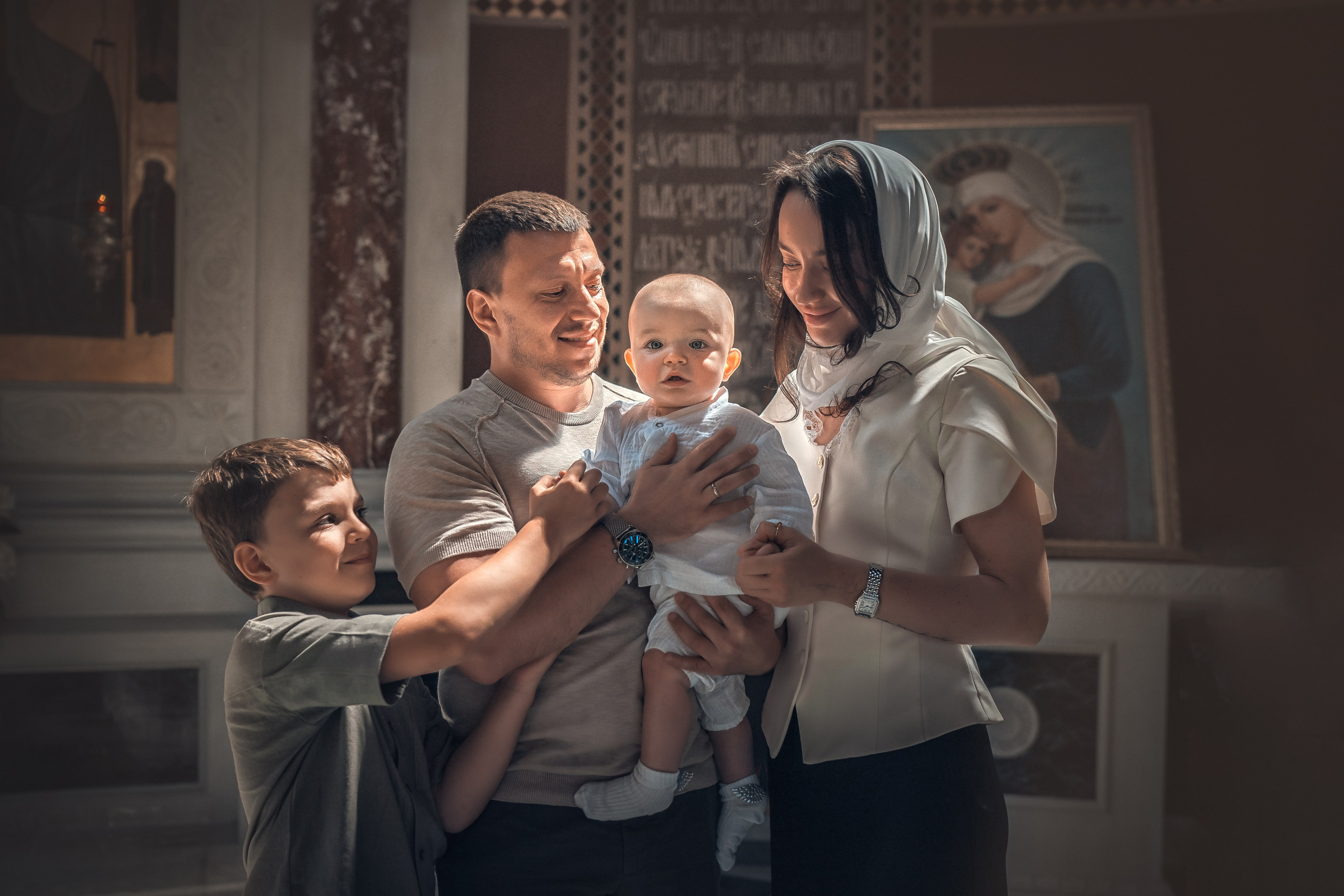 Крещение Луки. Фотограф на крещение и венчание Ирина Доценко