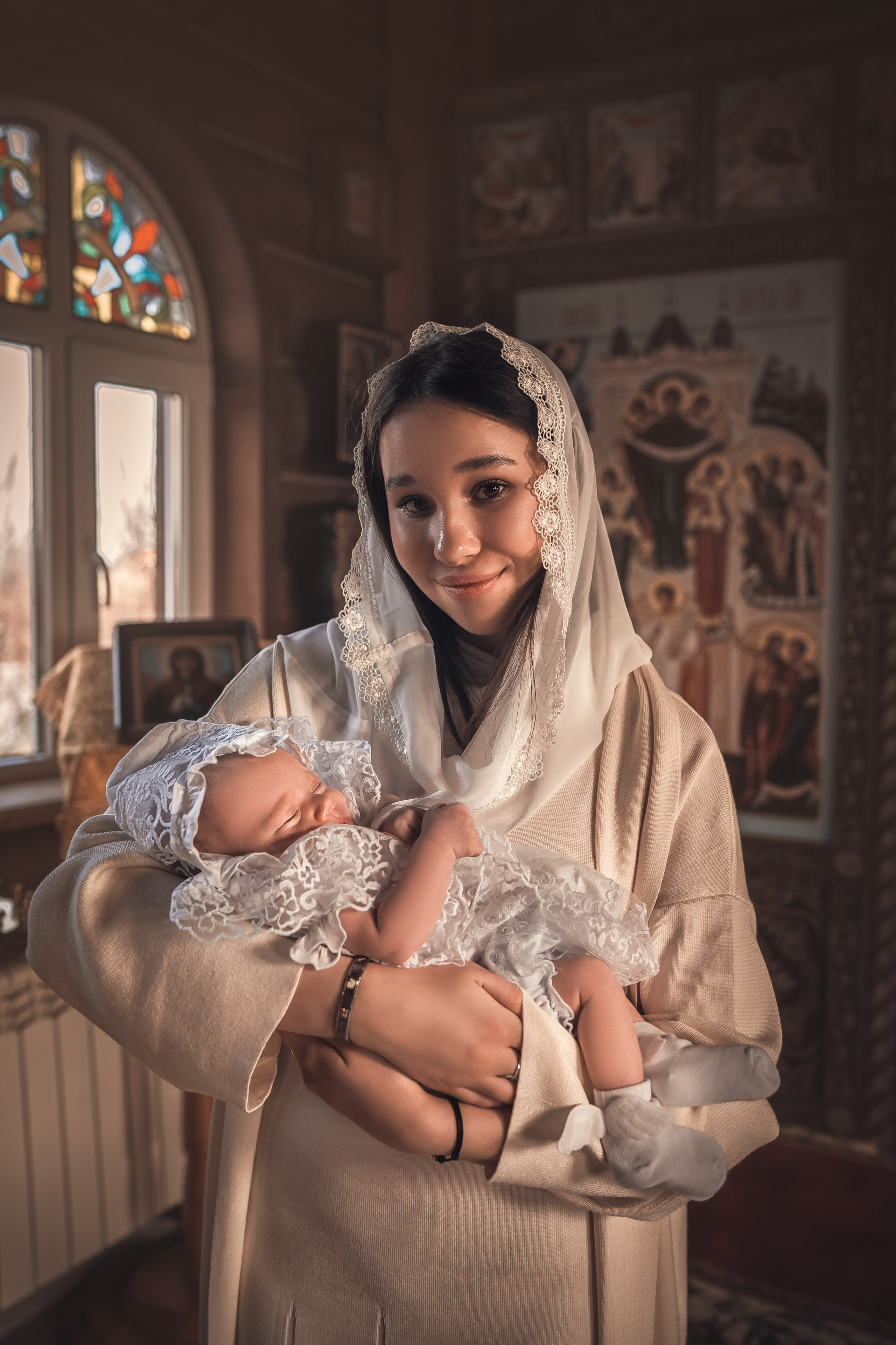 Крещение Миланы. Фотограф на крещение и венчание Ирина Доценко