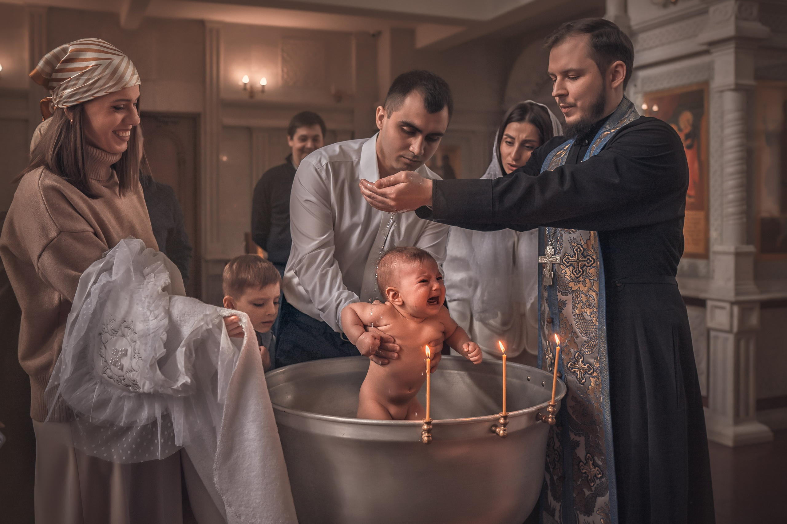 Крещение Эмилии. Фотограф на крещение и венчание Ирина Доценко