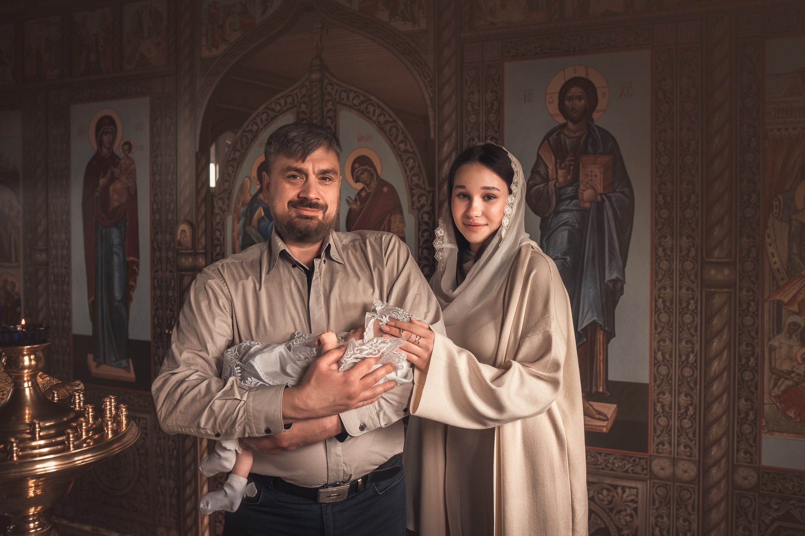 Крещение Миланы. Фотограф на крещение и венчание Ирина Доценко