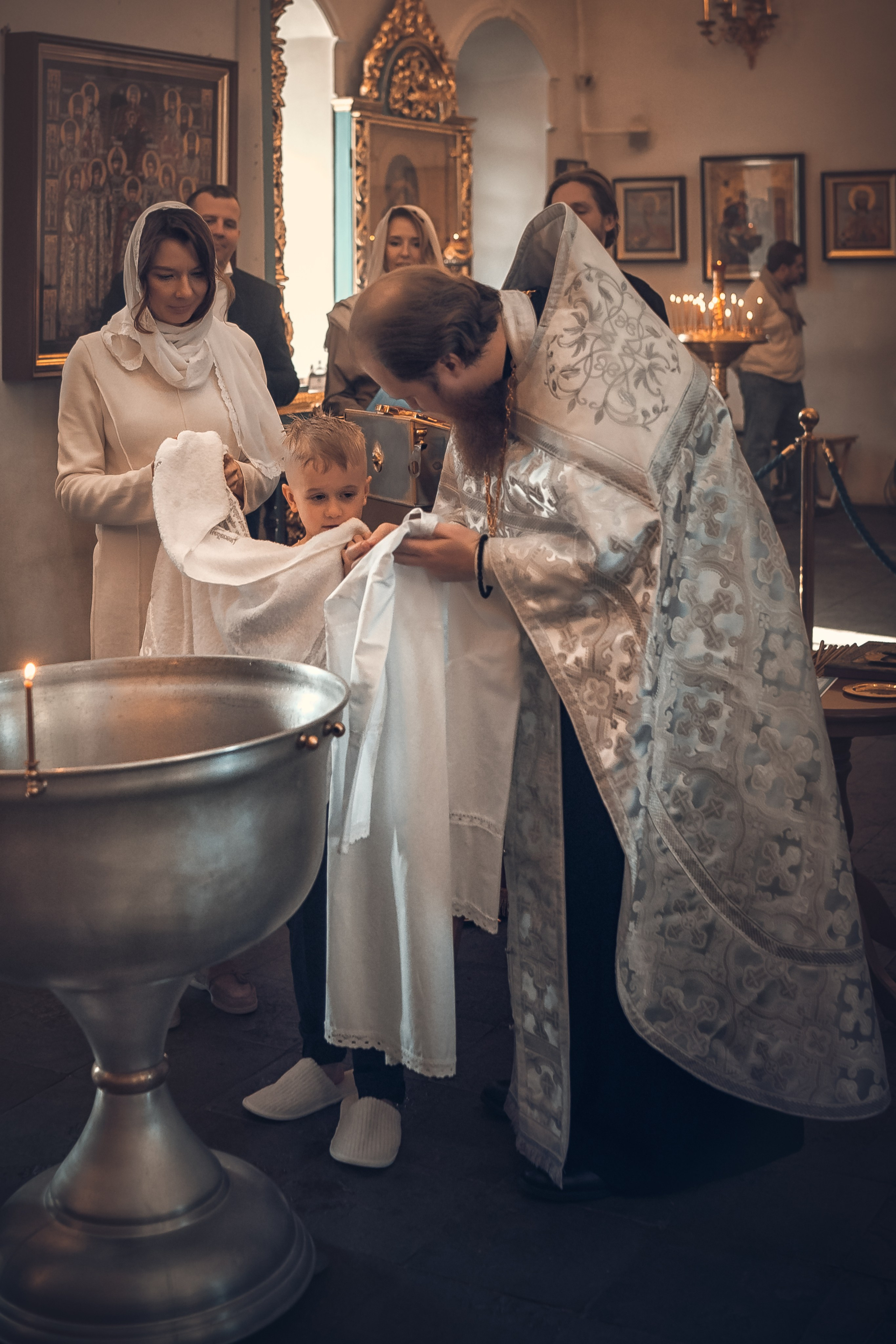 Крещение Демида. Фотограф на крещение и венчание Ирина Доценко