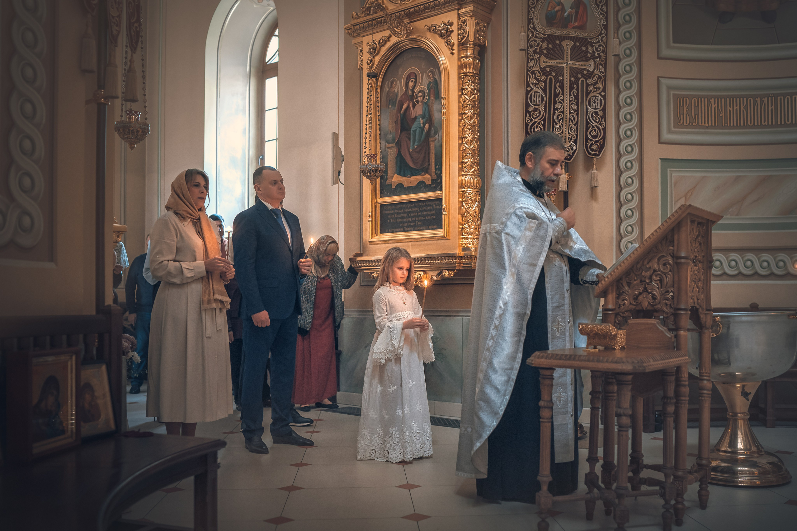 Крещение Анны. Фотограф на крещение и венчание Ирина Доценко