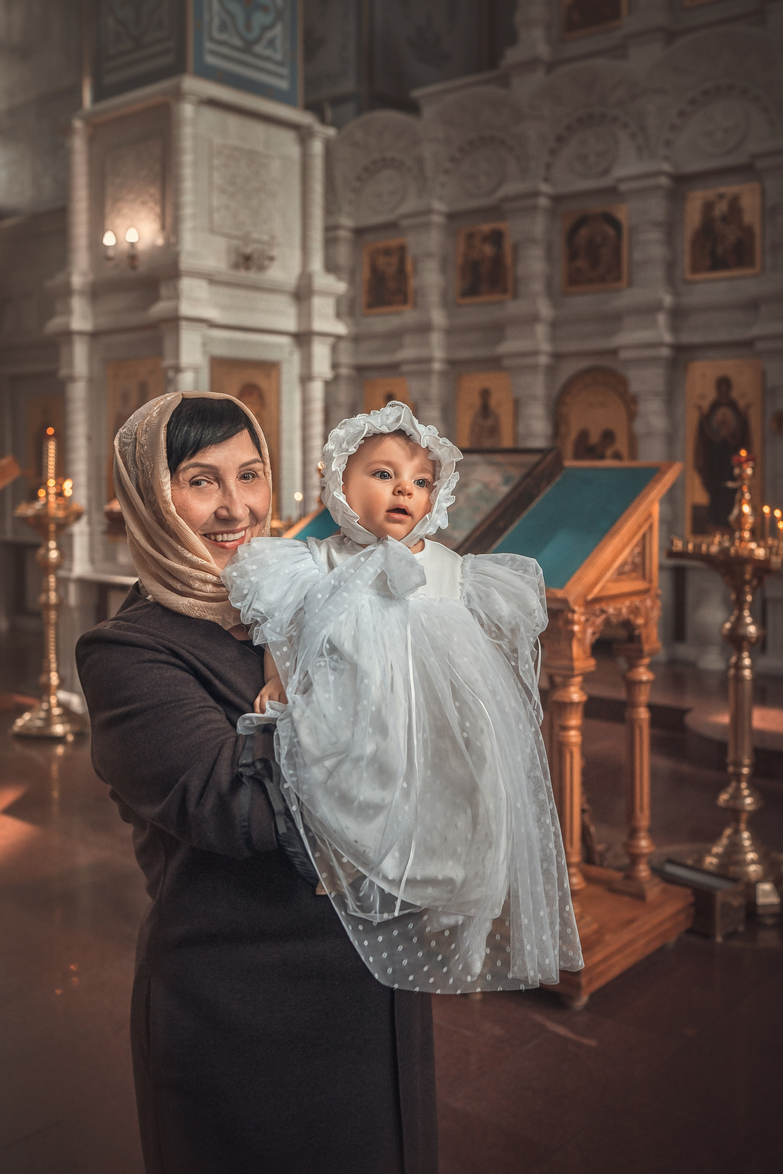 Крещение Эмилии. Фотограф на крещение и венчание Ирина Доценко
