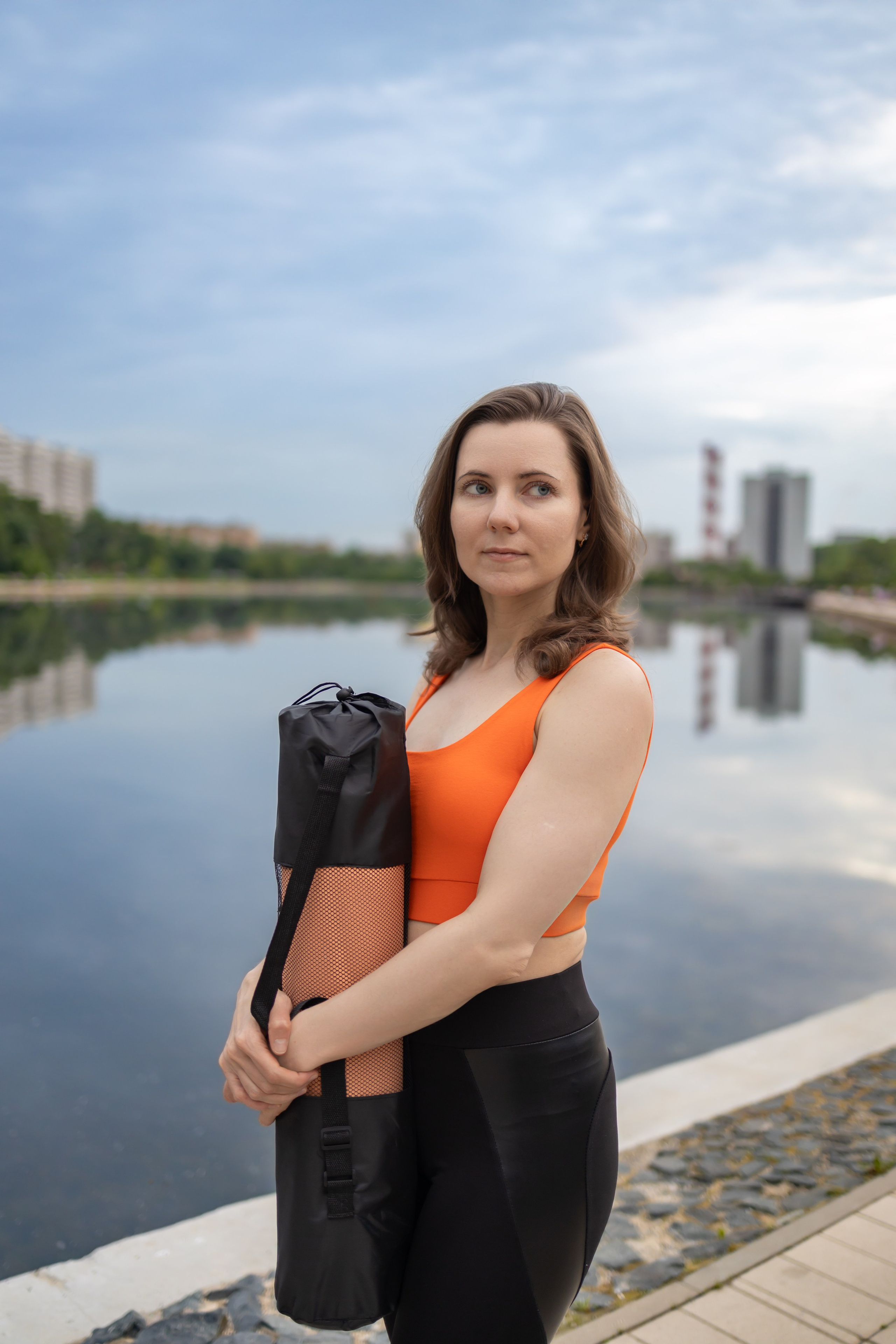 Спортивная фотосессия с хула хупом и йога, пилатес. Репортажный, семейный и студийный фотограф в Москве Демин Алексей