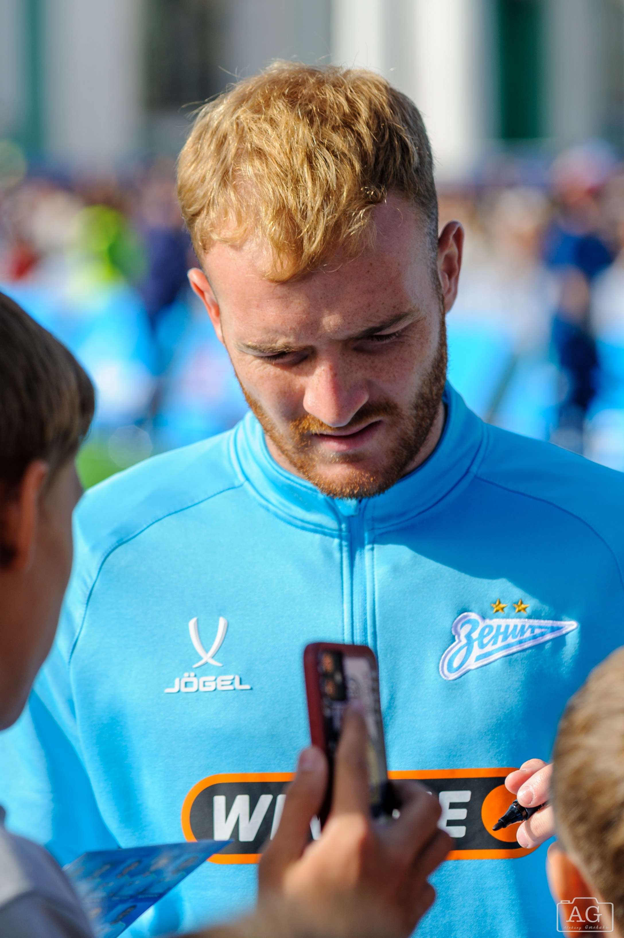 Открытая тренировка ФК «Зенит». Алексей Горчаков. Фотограф на ваш праздник